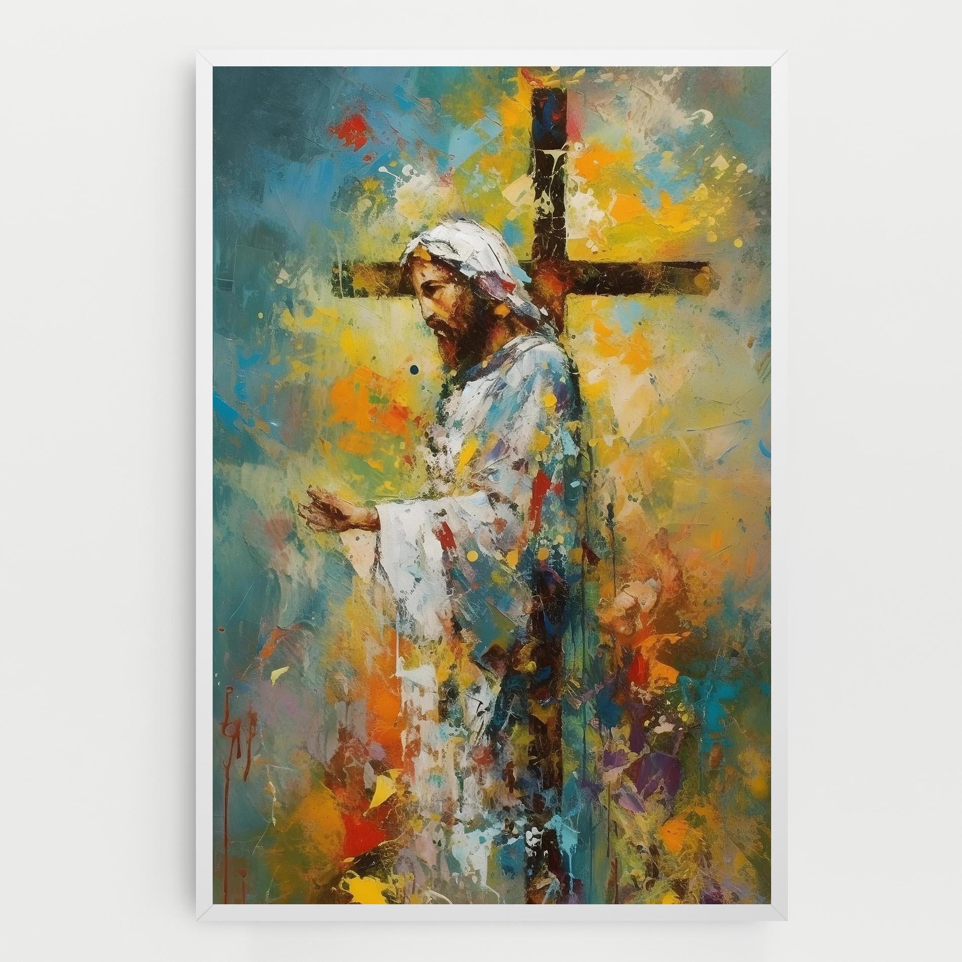 Tablou Canvas Christ Art Painting mockup 0