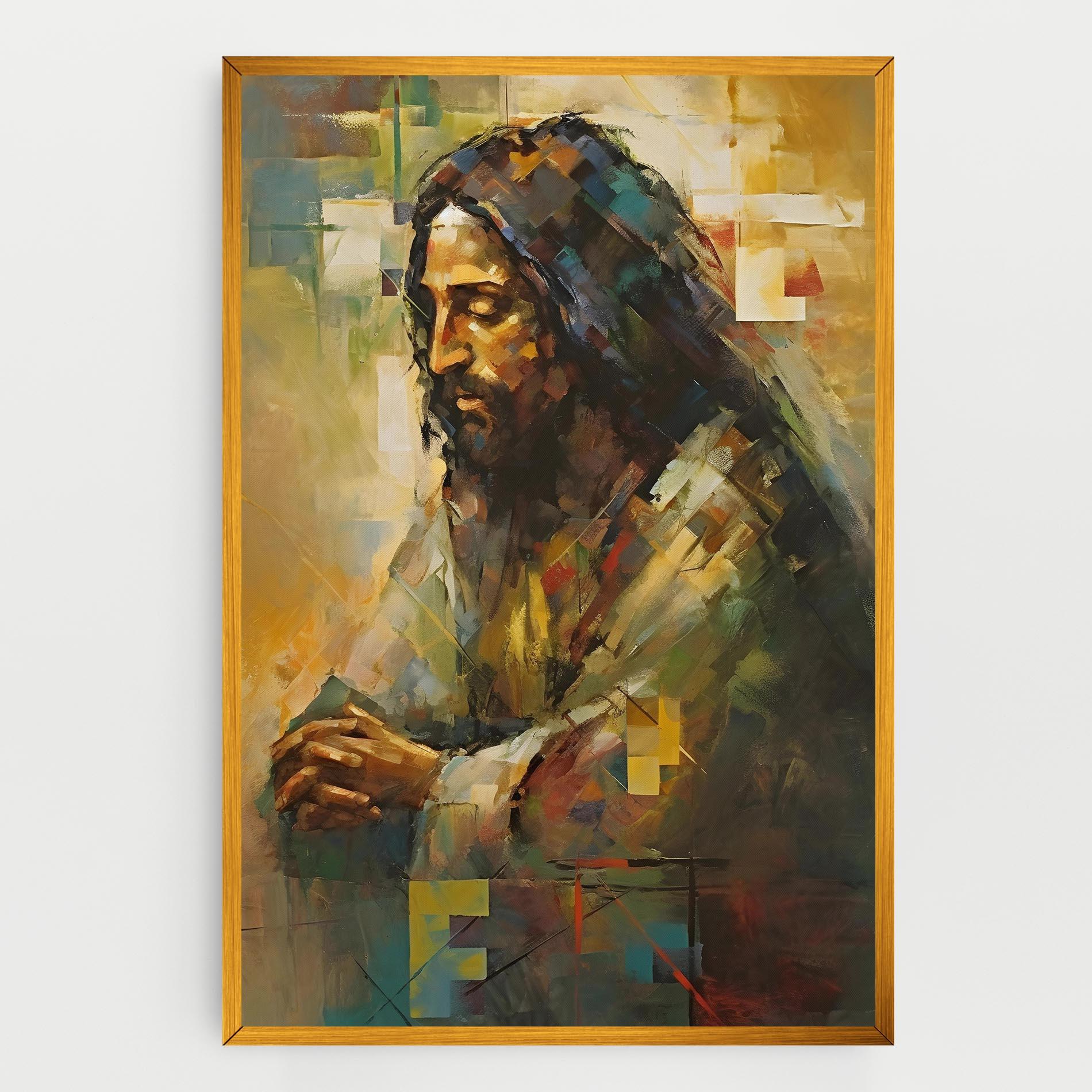 Tablou Canvas Christ Painting Art mockup 0