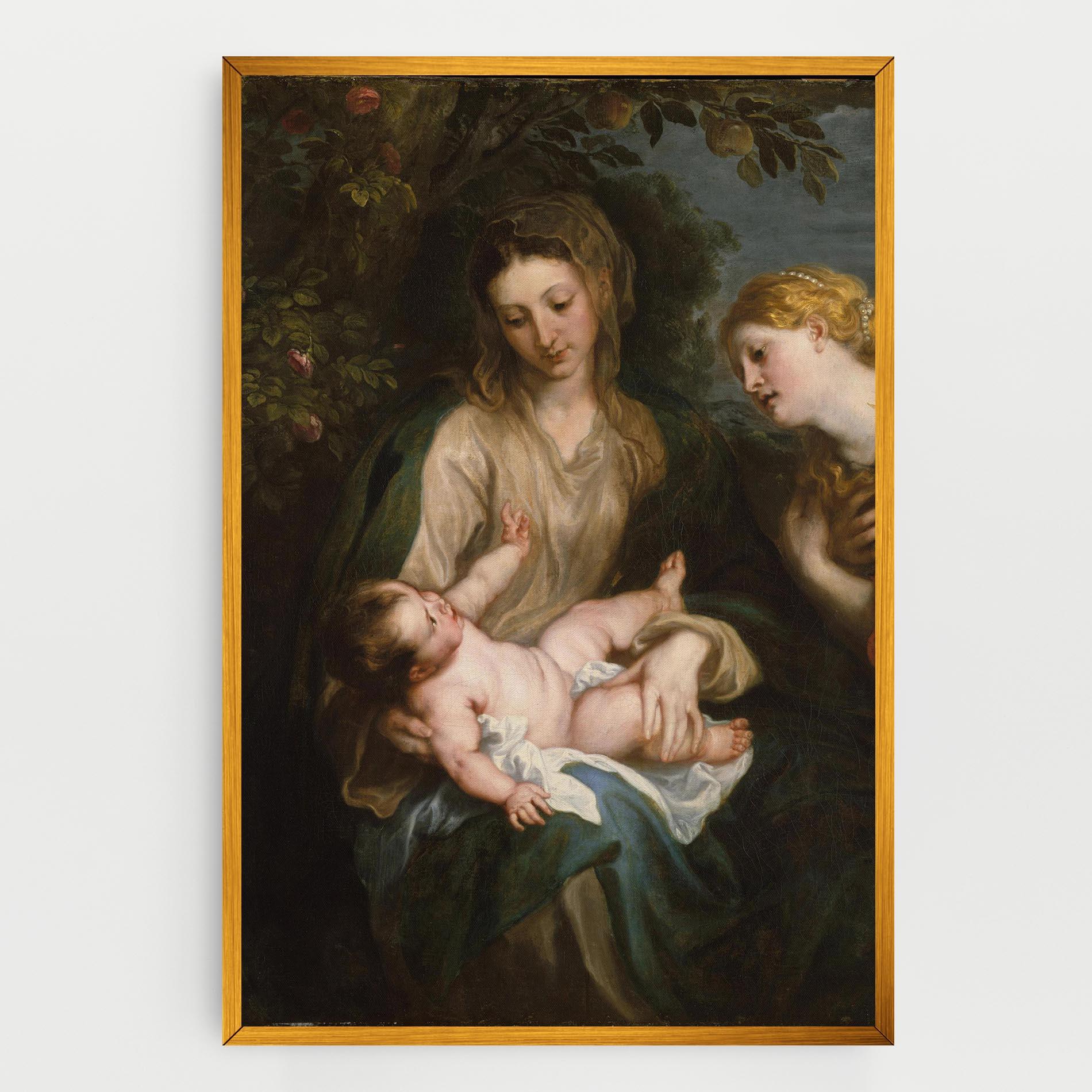 Tablou Canvas Looking At Baby mockup 0