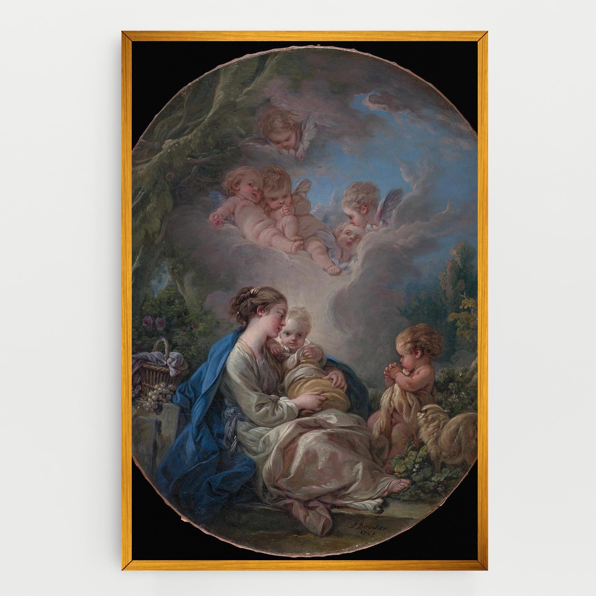 Tablou Canvas Religious Circle mockup 0