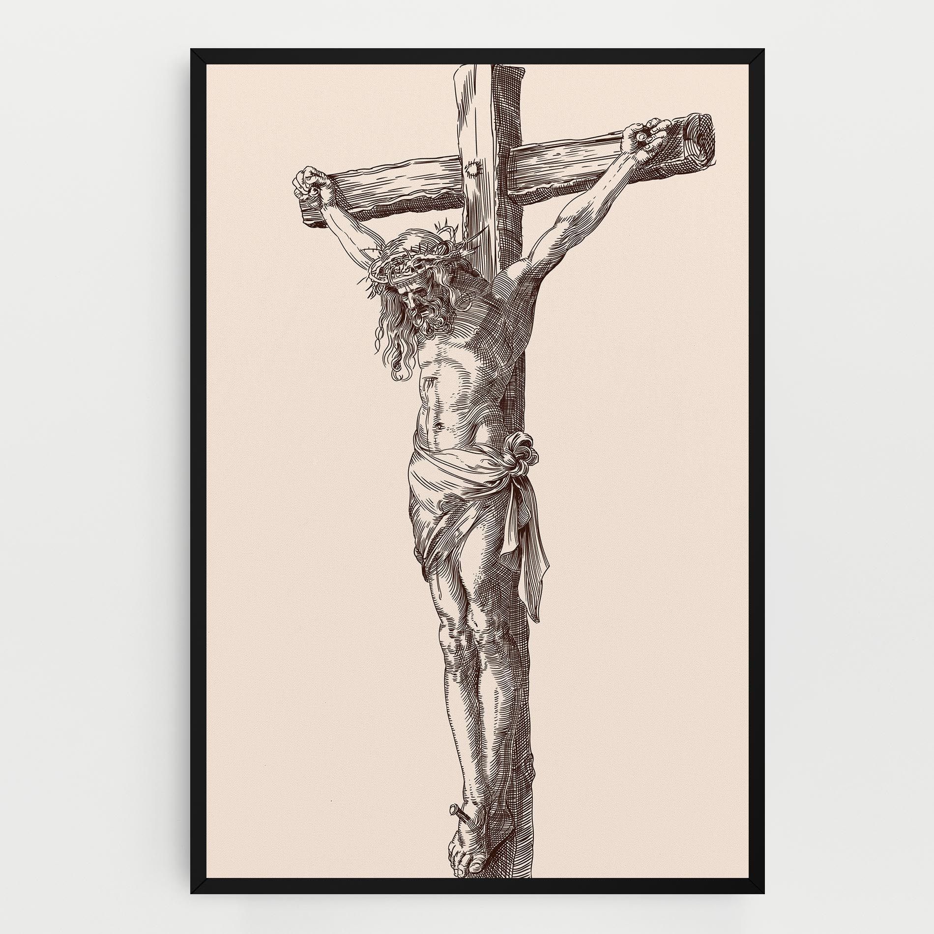 Brown Cross Jesus mockup 0