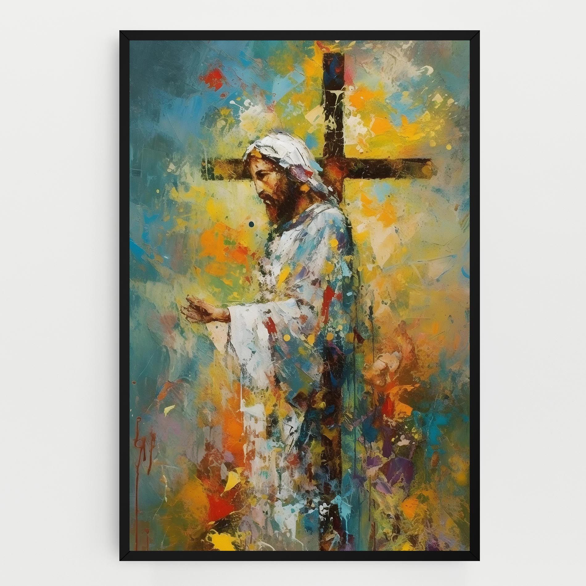 Christ Art Painting mockup 0