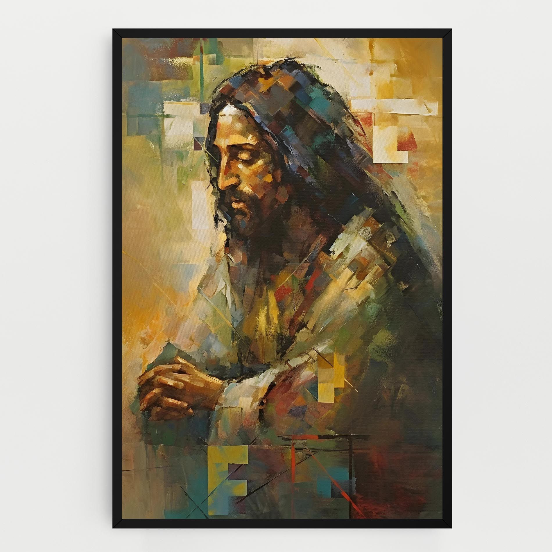 Christ Painting Art mockup 0