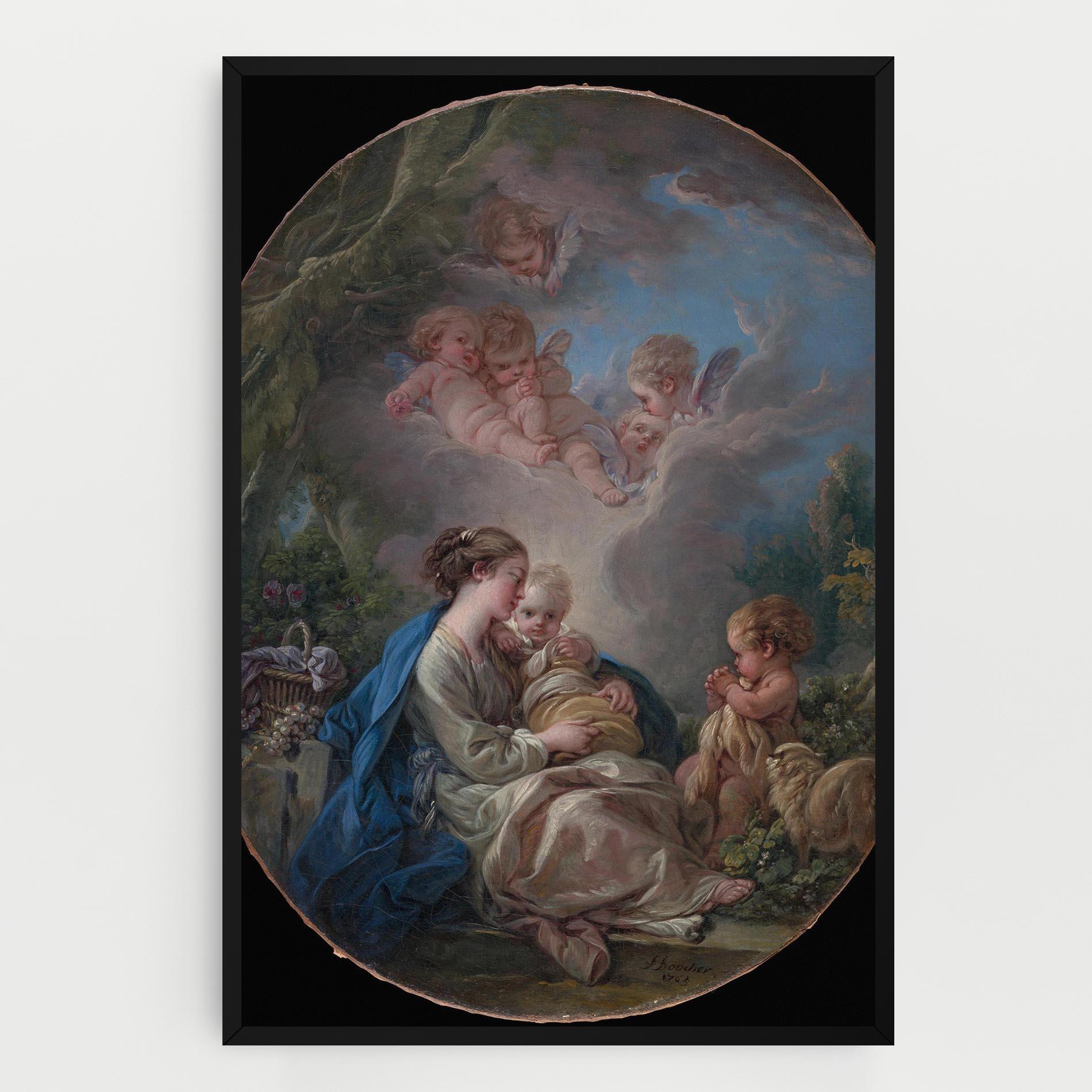 Tablou Canvas Religious Circle mockup 0