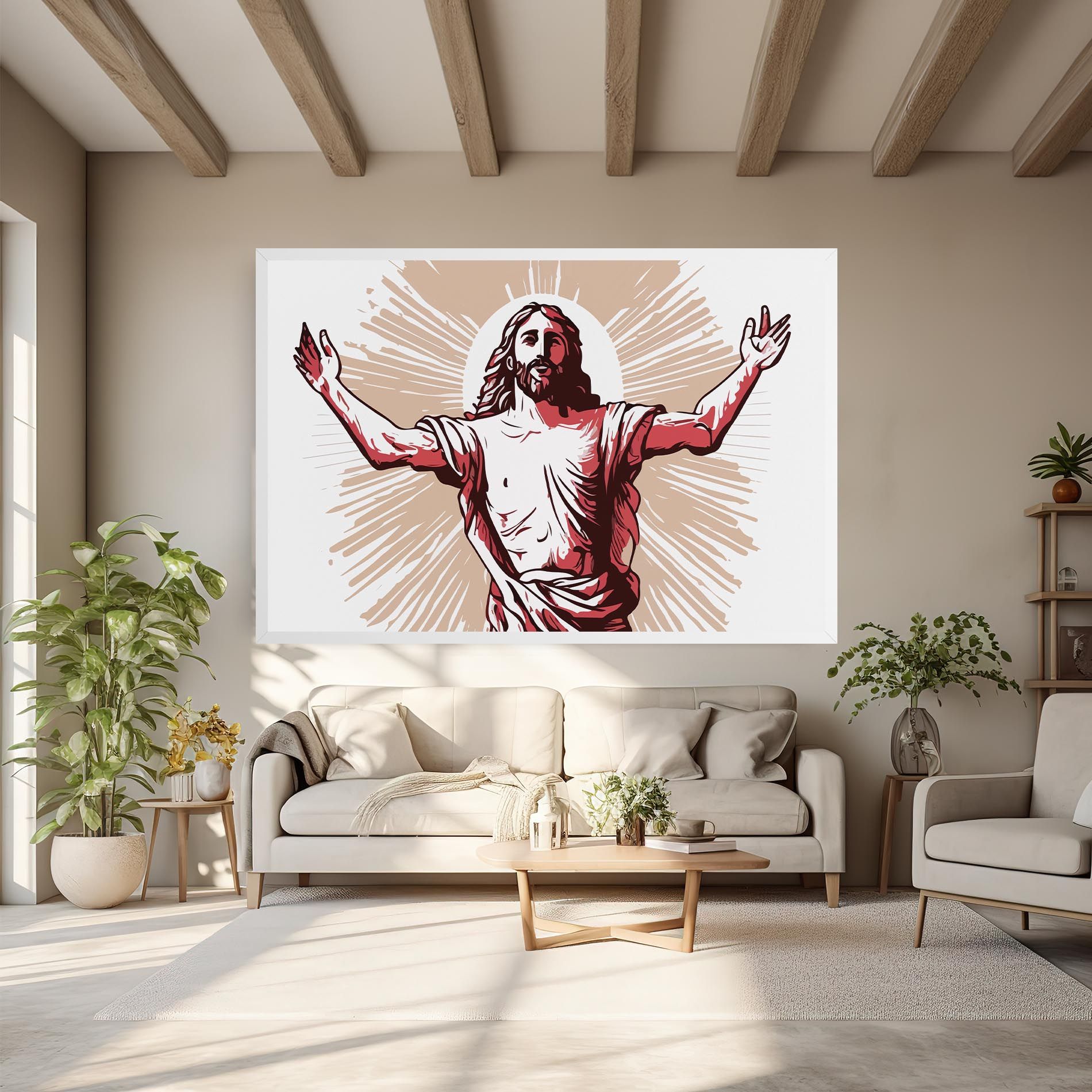 Artistic Jesus mockup 6