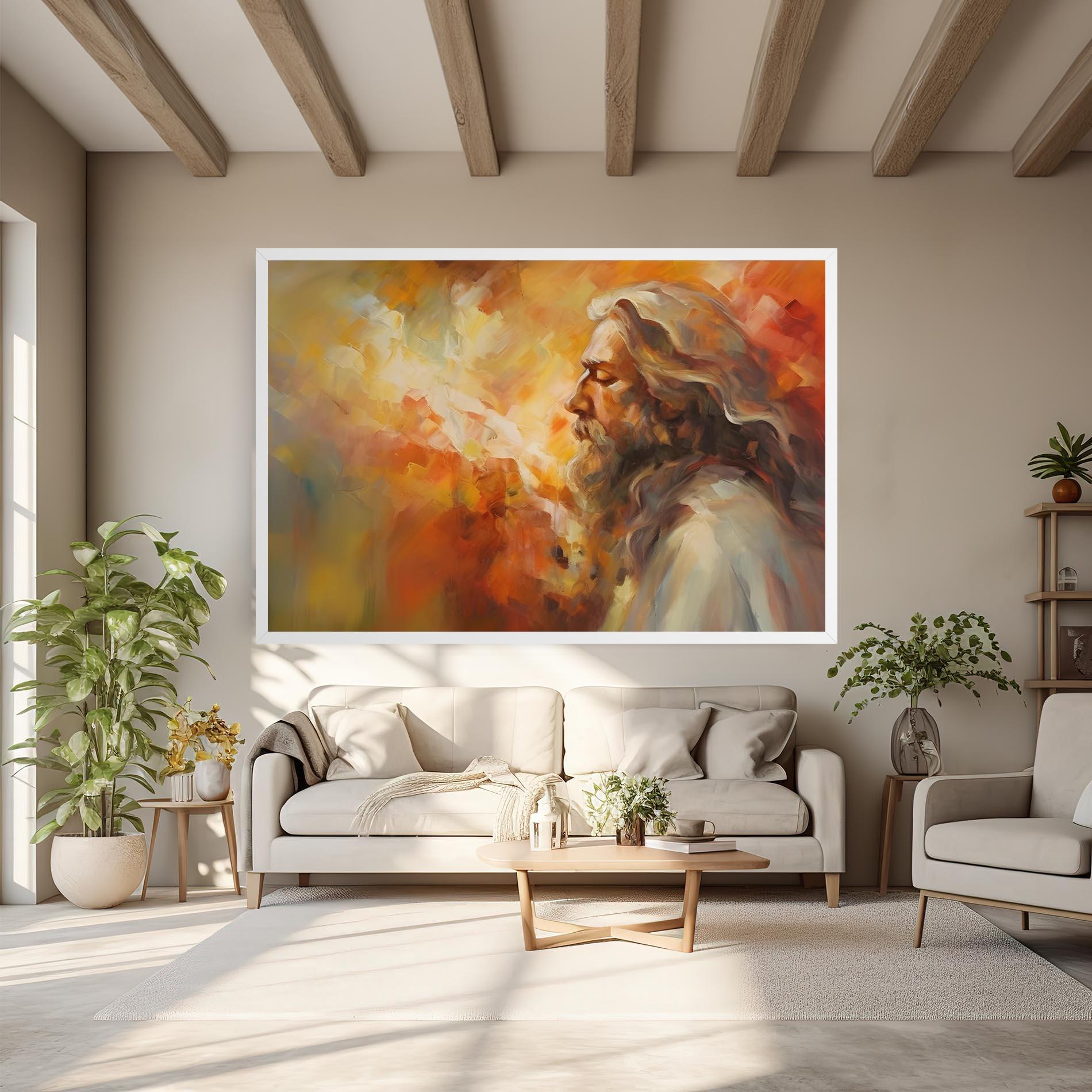 Tablou Canvas Christ Oil Painting mockup 6