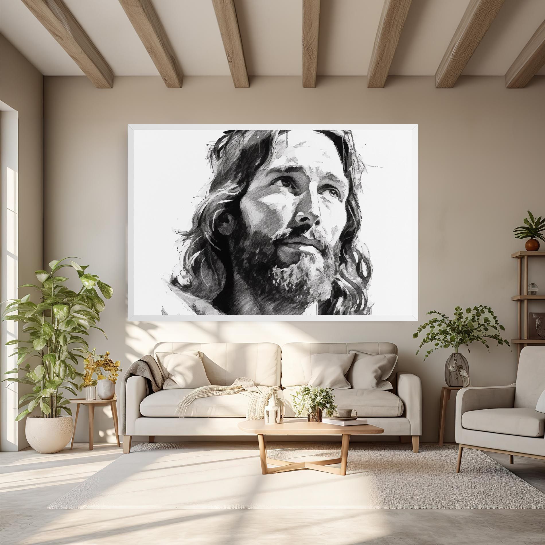 Jesus Drawing mockup 6