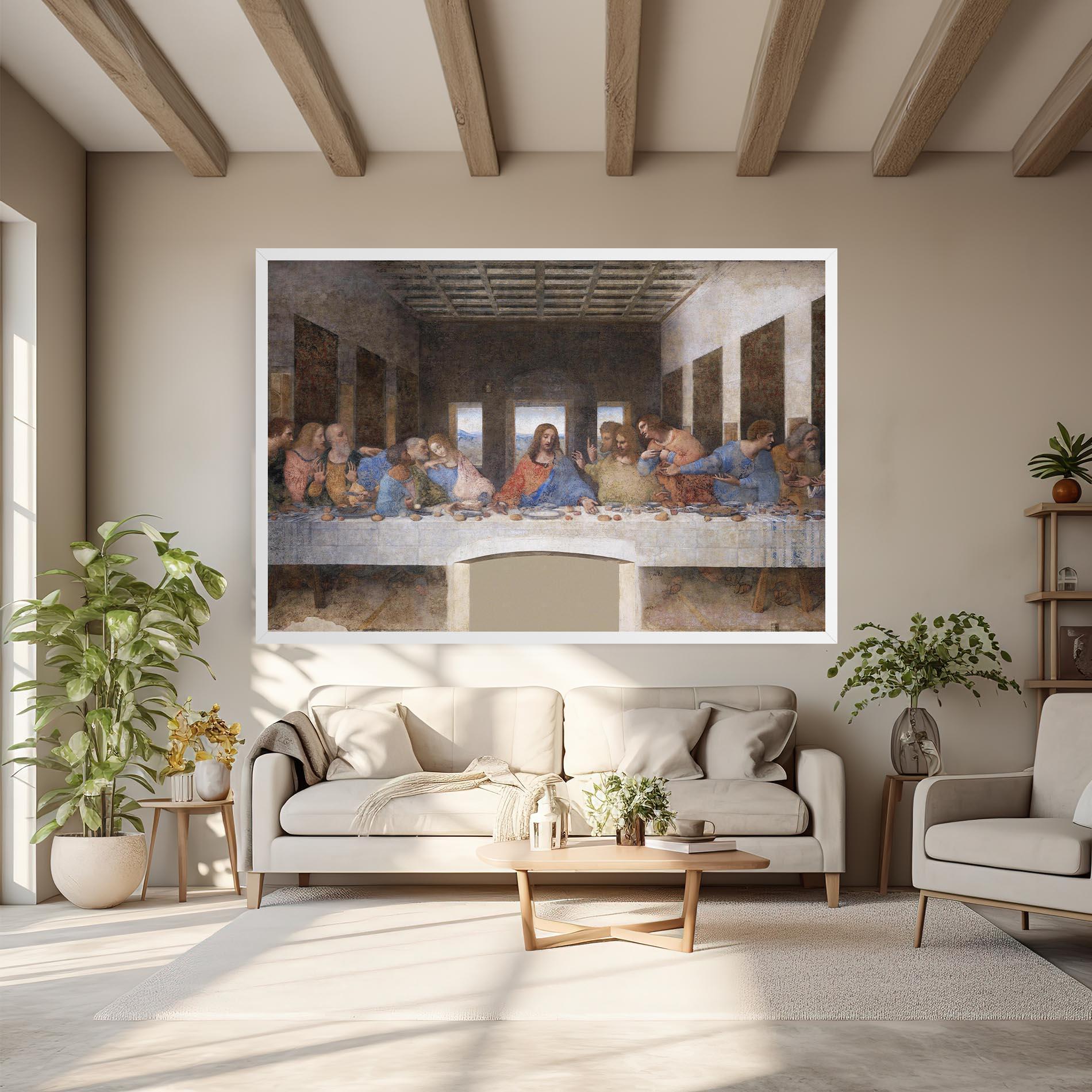 Tablou Canvas Jesus Eating mockup 6