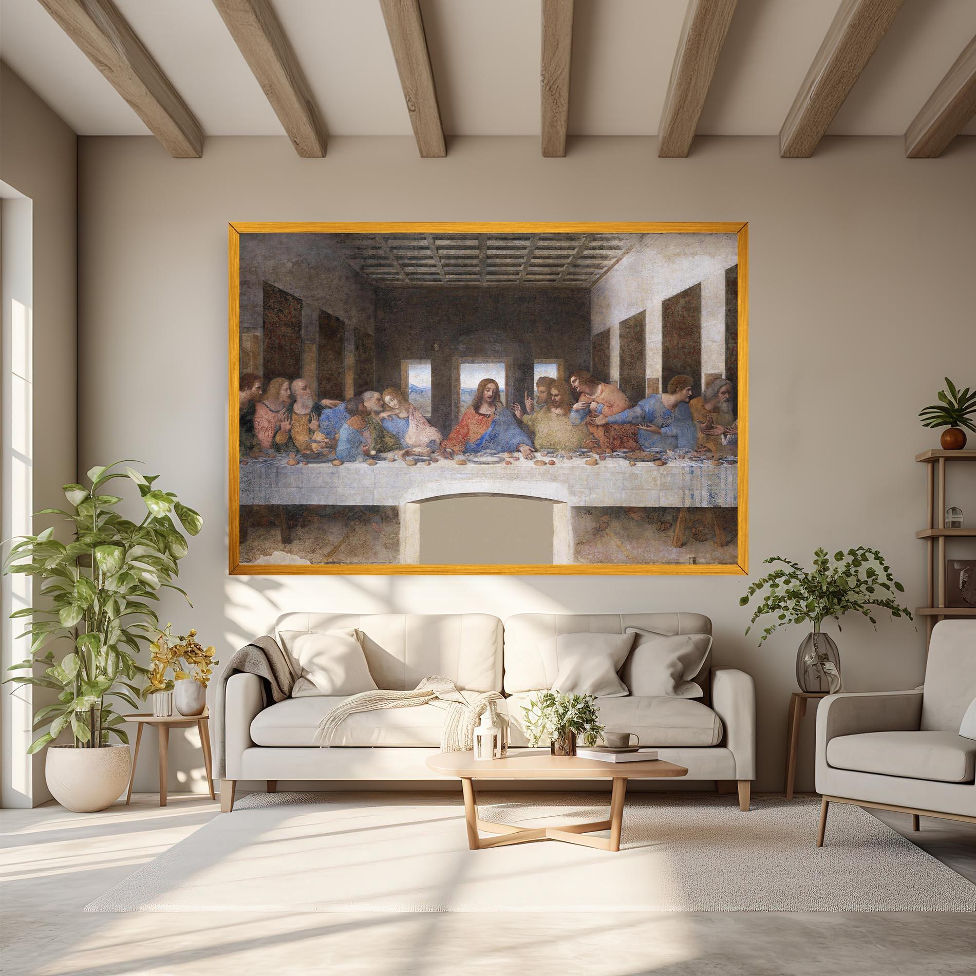 Tablou Canvas Jesus Eating mockup 6