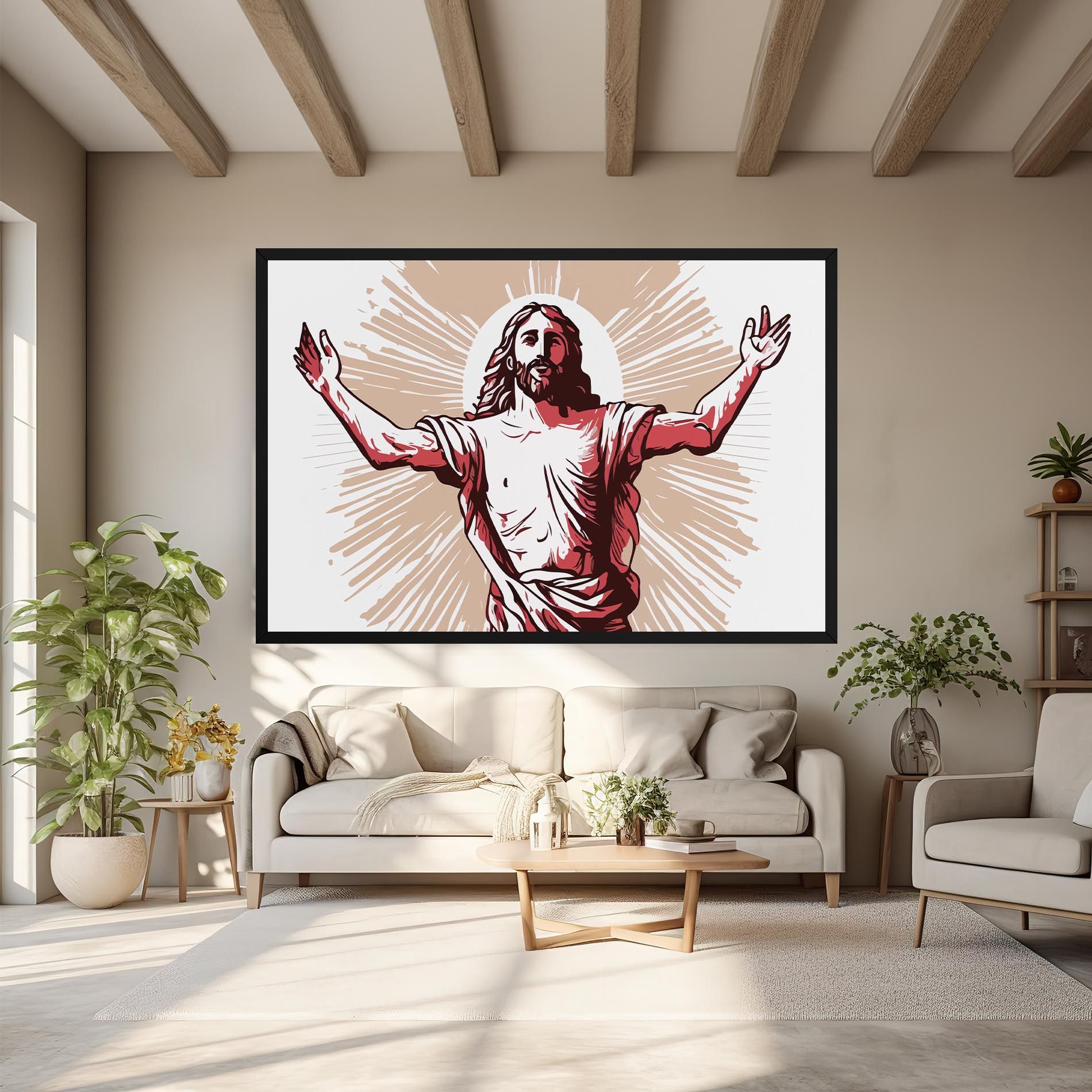 Artistic Jesus mockup 6