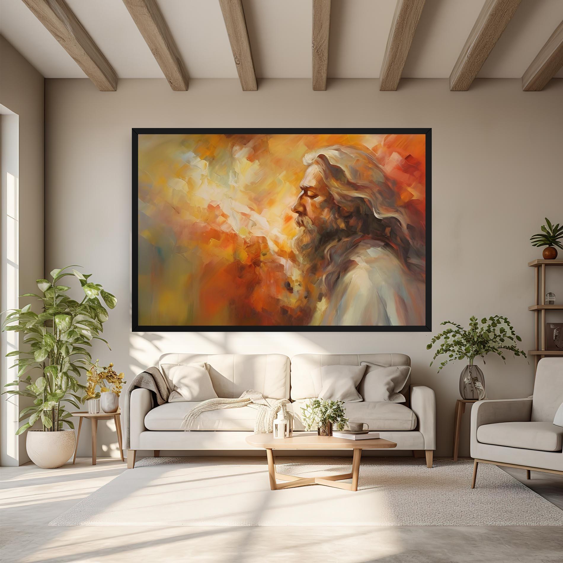 Tablou Canvas Christ Oil Painting mockup 6