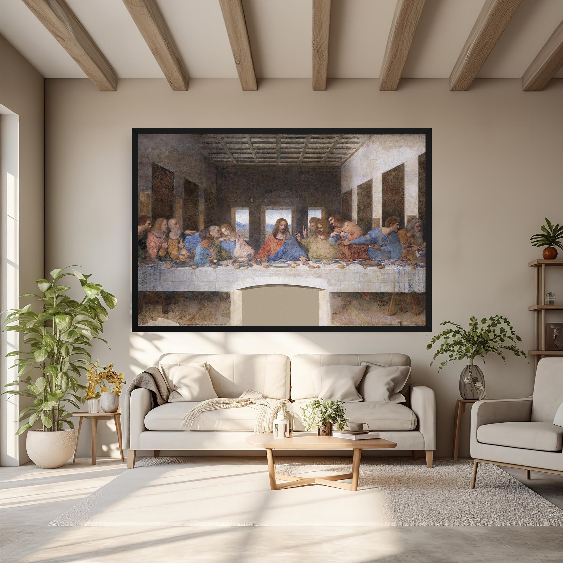 Tablou Canvas Jesus Eating mockup 6