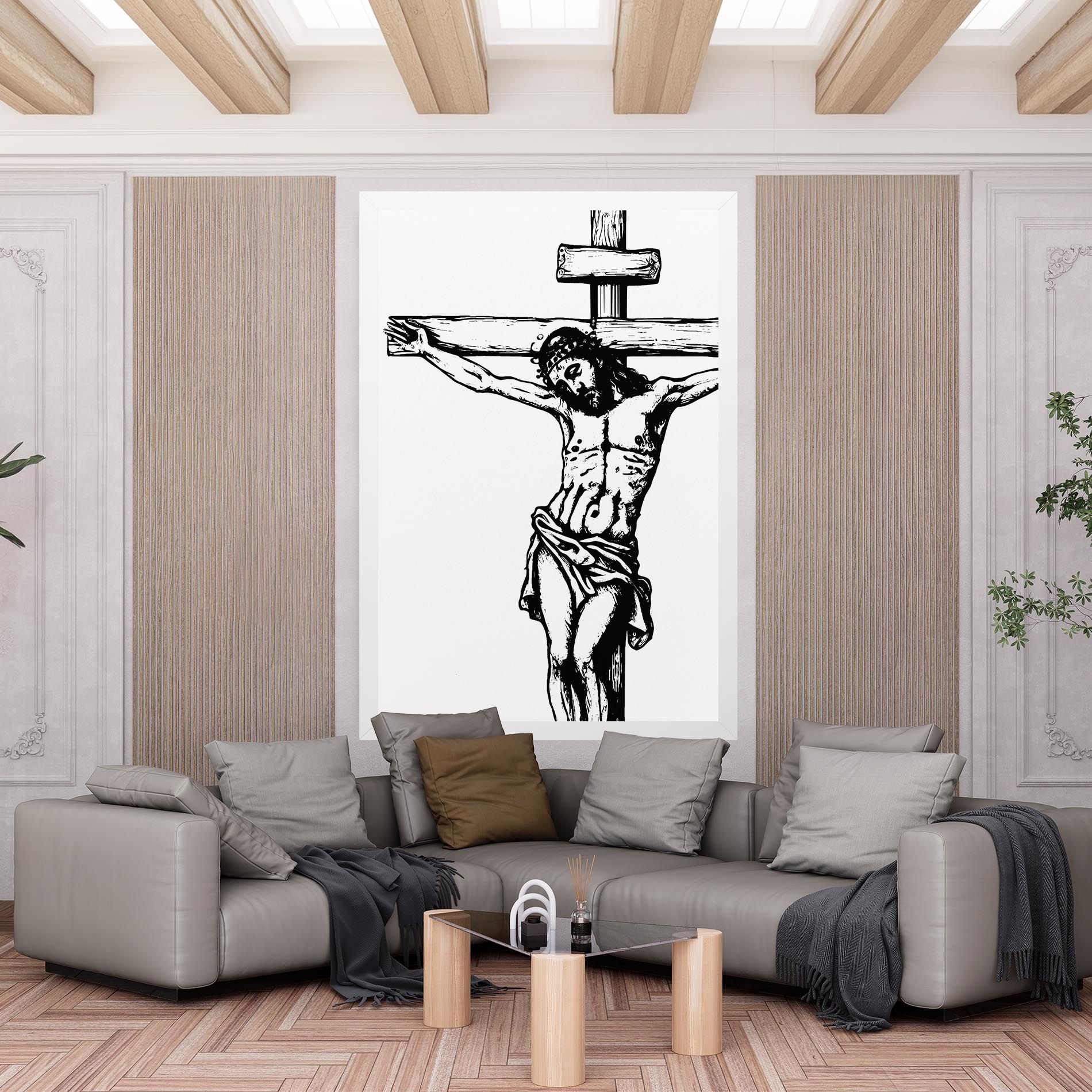 Jesus Black Line mockup 6