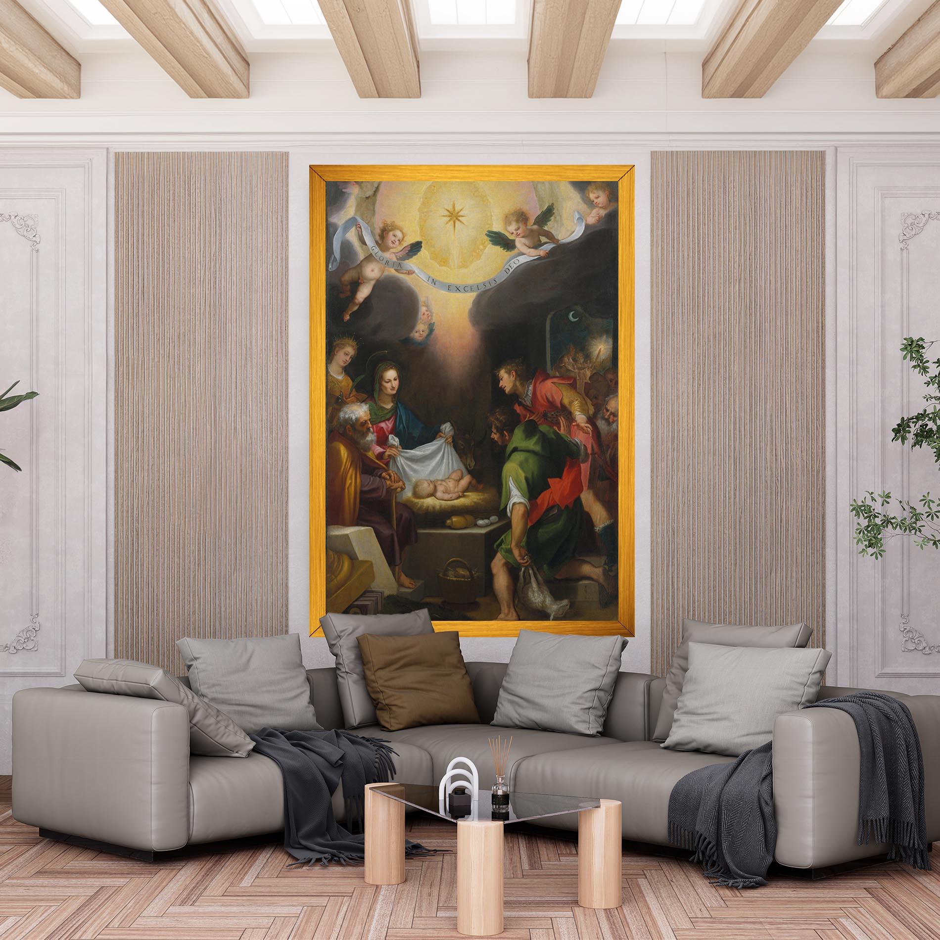 Tablou Canvas Religious Baby View mockup 6