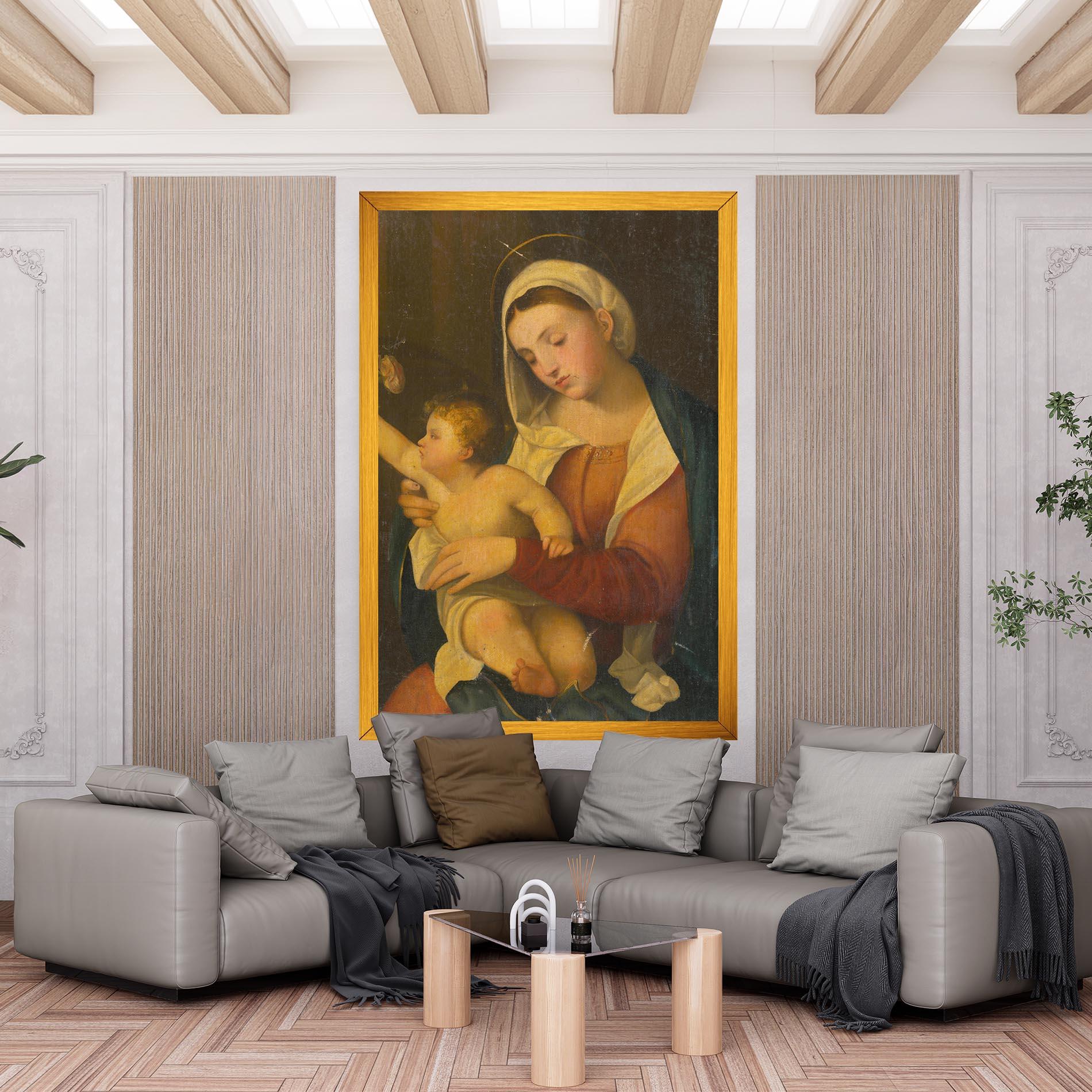 Tablou Canvas Yellow Light Baby mockup 6