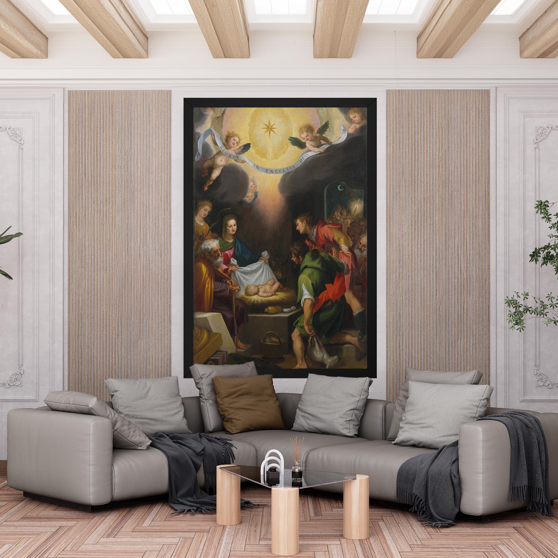 Tablou Canvas Religious Baby View mockup 6