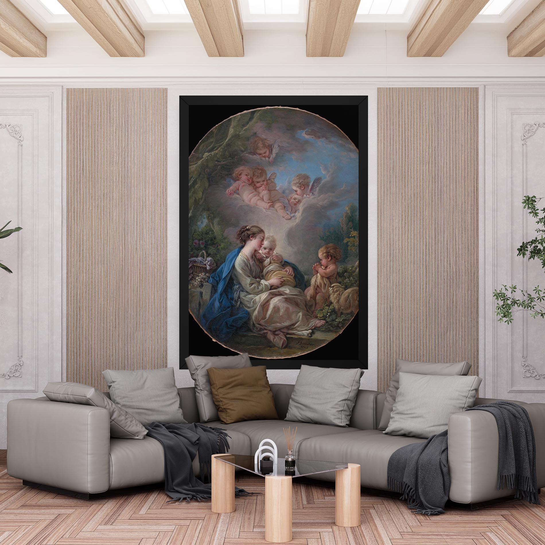 Tablou Canvas Religious Circle mockup 6