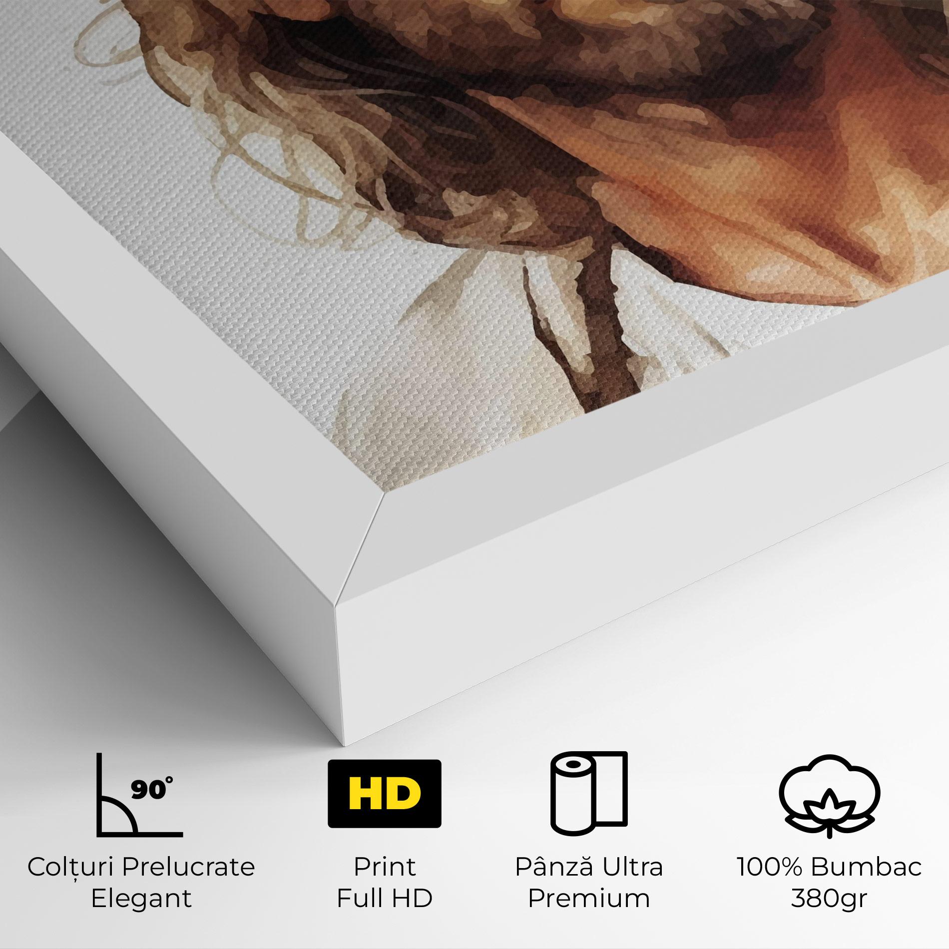 Tablou Canvas Jesus Long Hair mockup 4