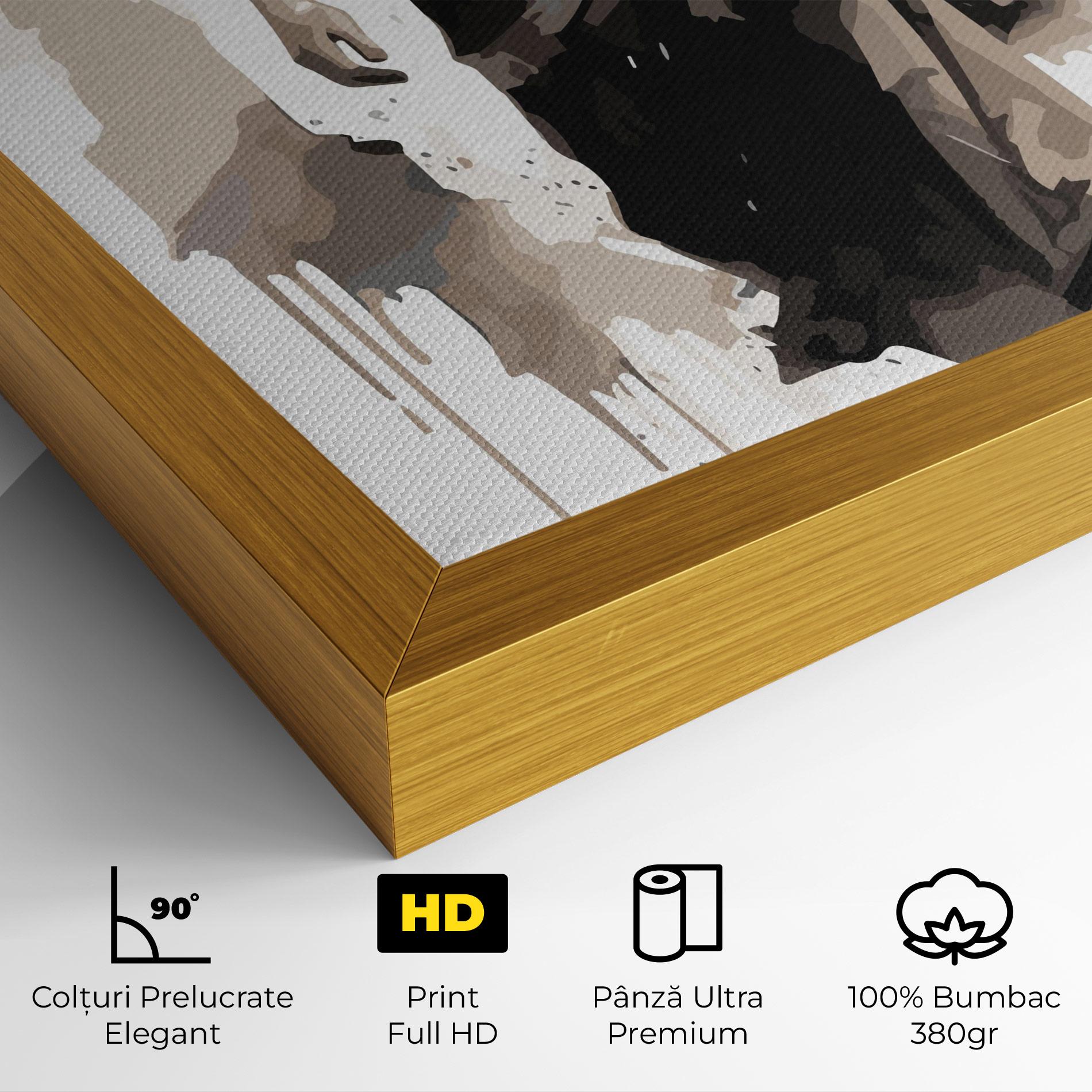 Tablou Canvas Cream Art Jesus mockup 4