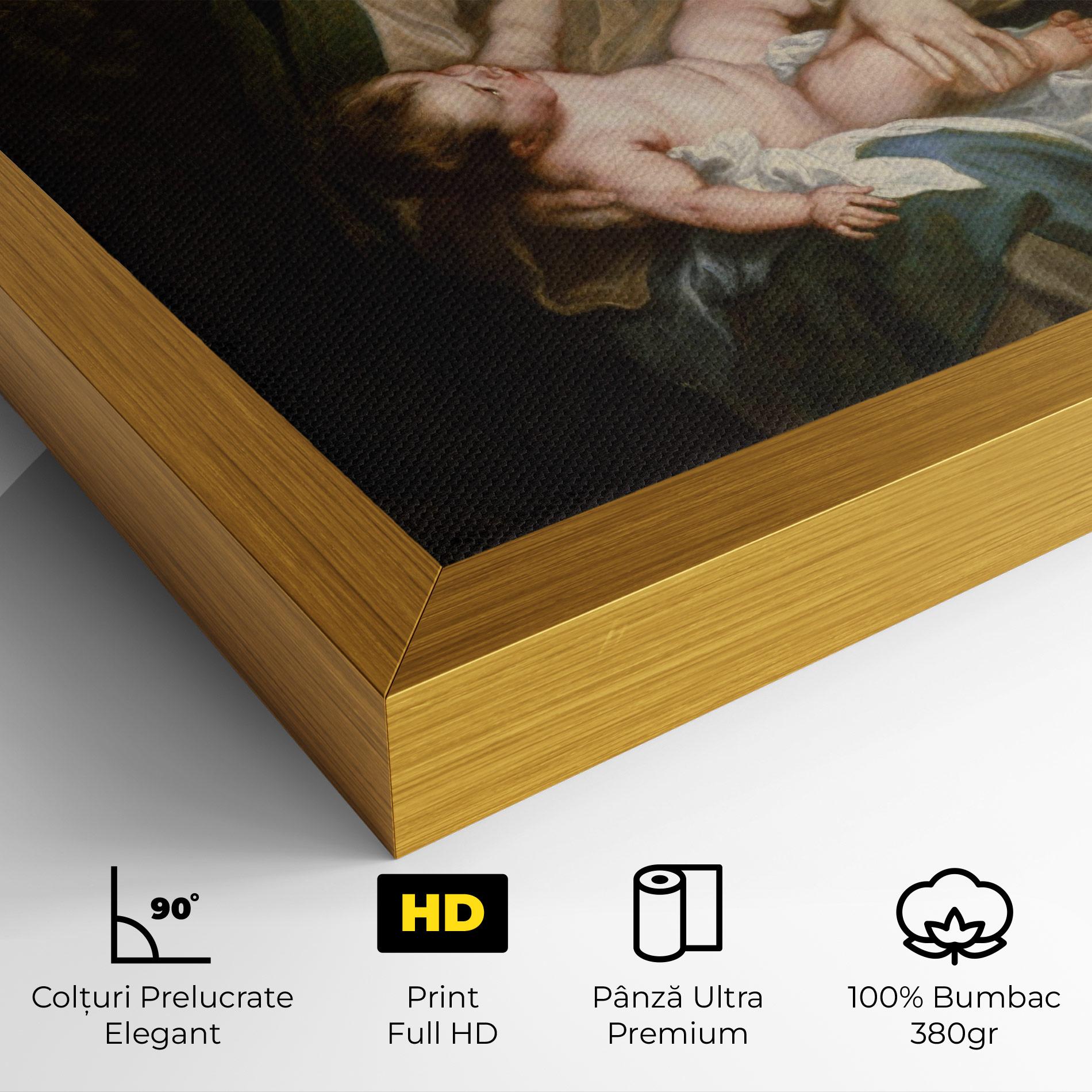 Tablou Canvas Looking At Baby mockup 4