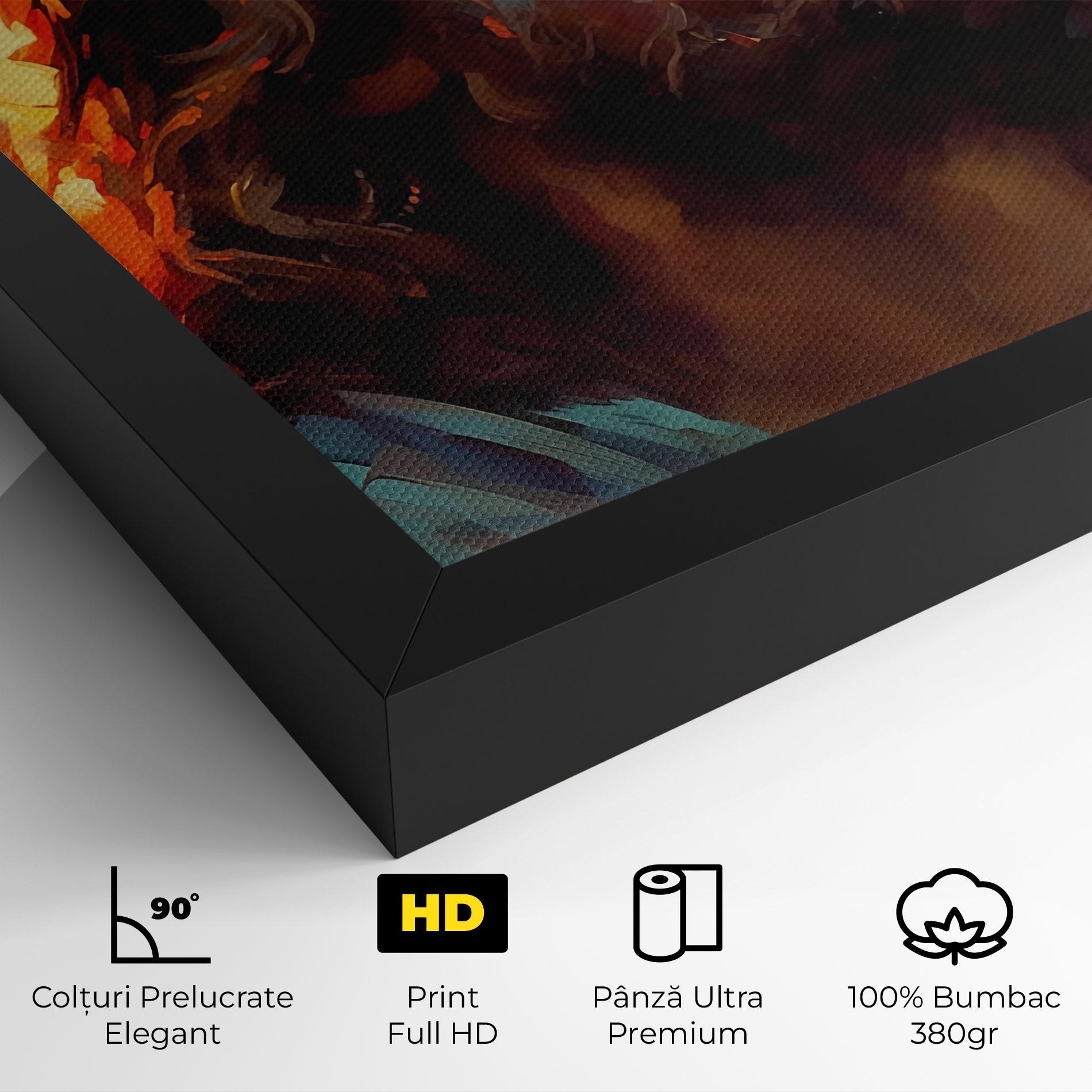 Tablou Canvas Jesus Crown Light mockup 4