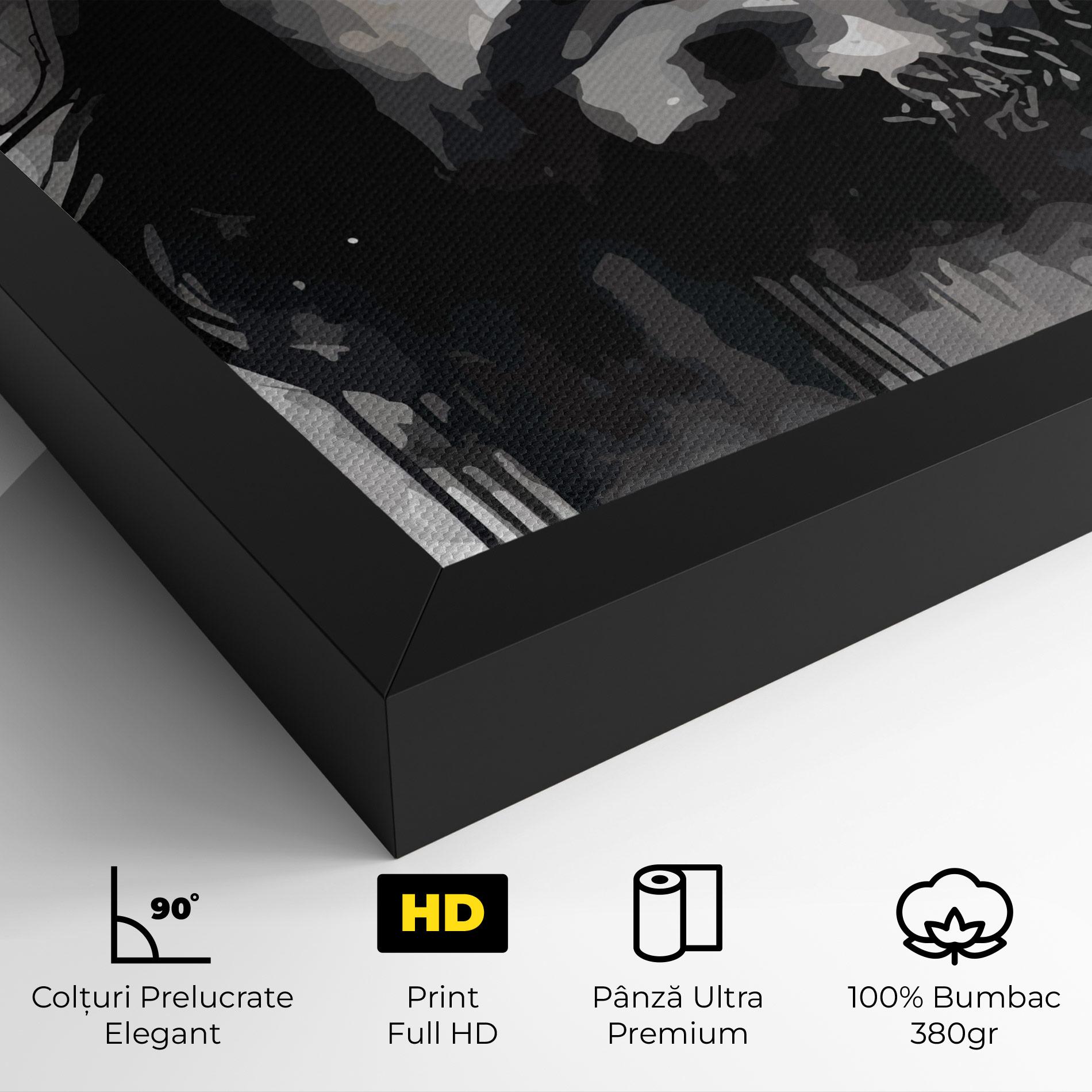 Tablou Canvas Jesus Ink Art mockup 4