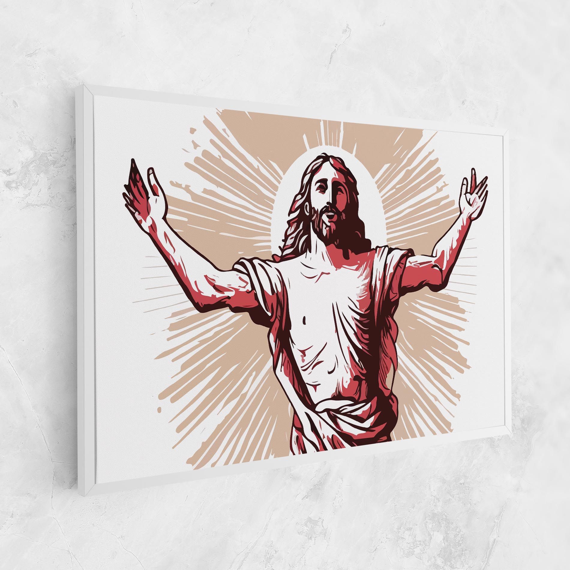 Artistic Jesus mockup 1