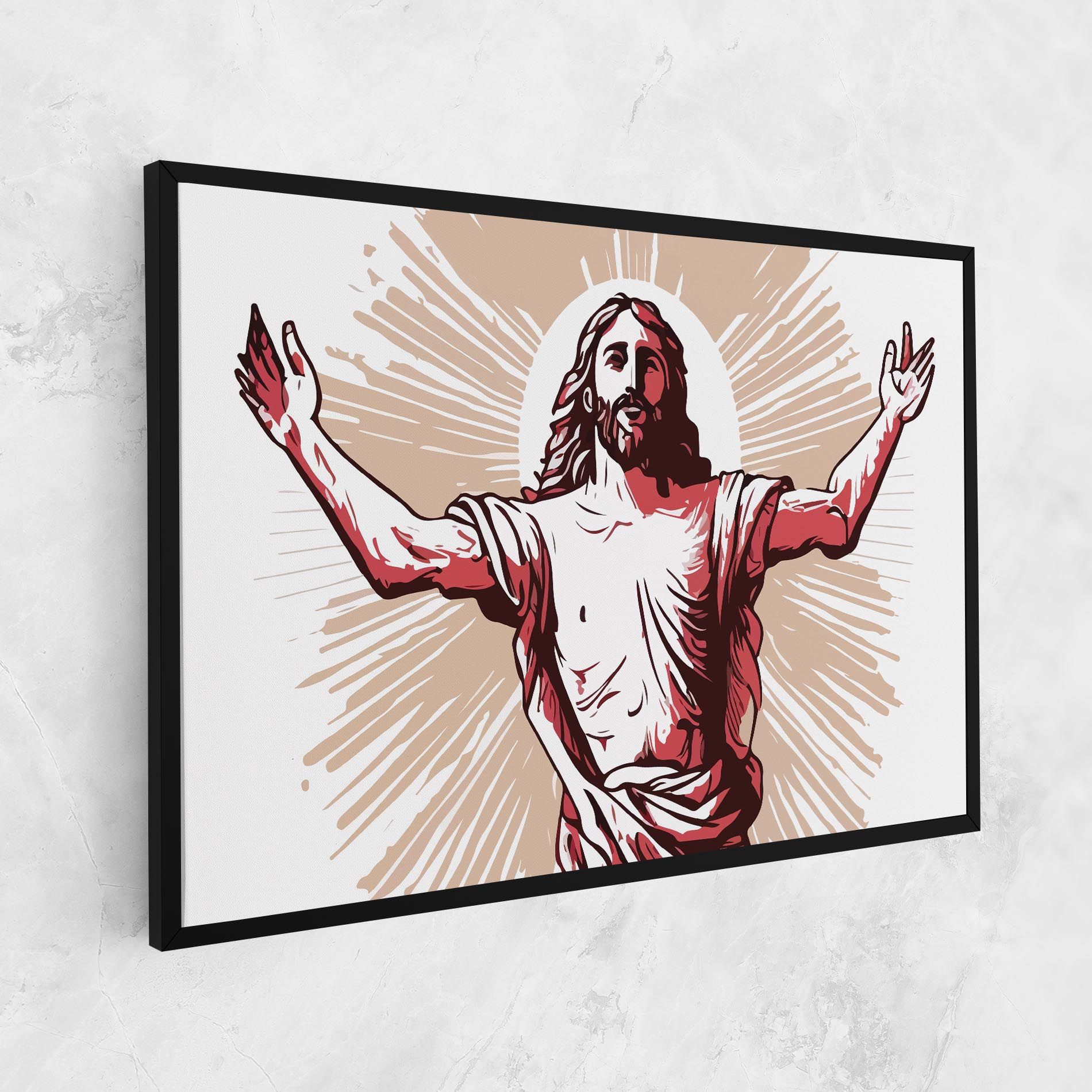 Artistic Jesus mockup 1