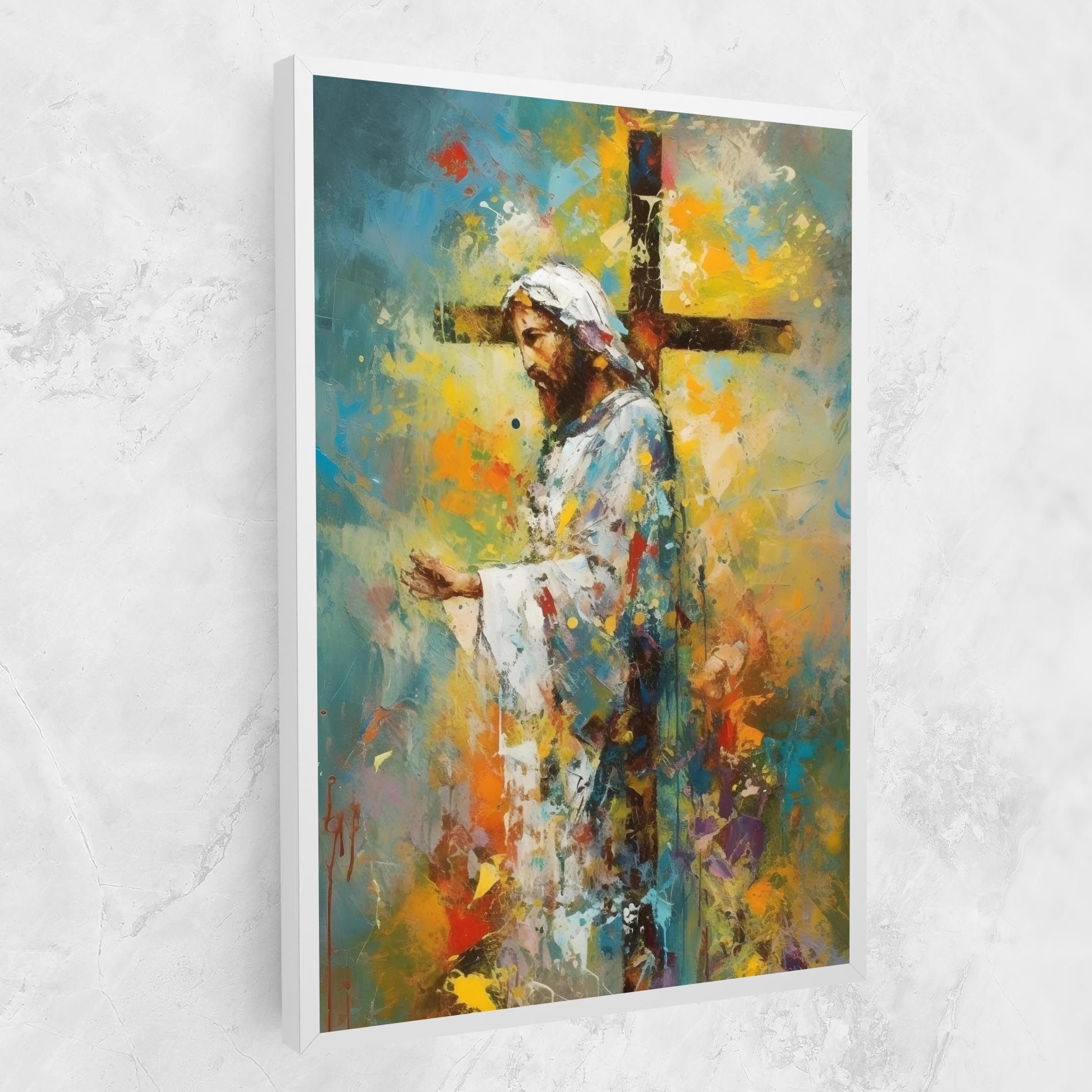 Christ Art Painting mockup 1
