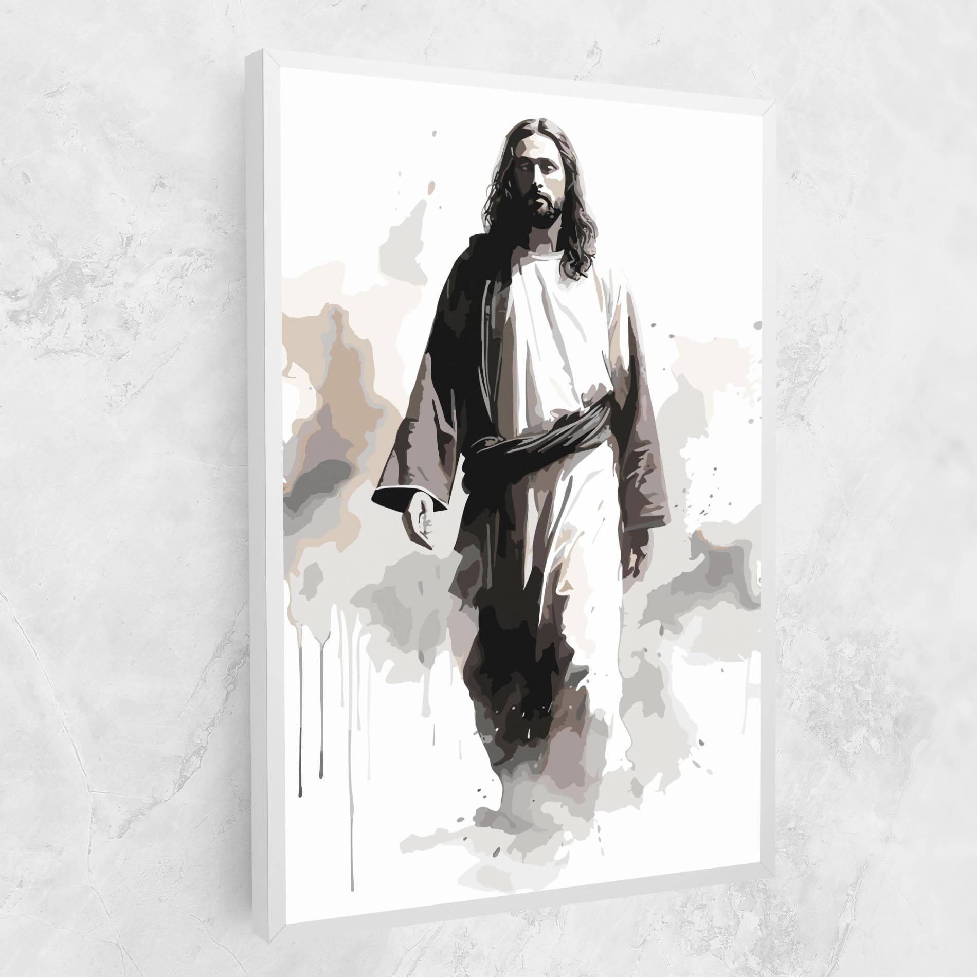 Watercolor Jesus mockup 1