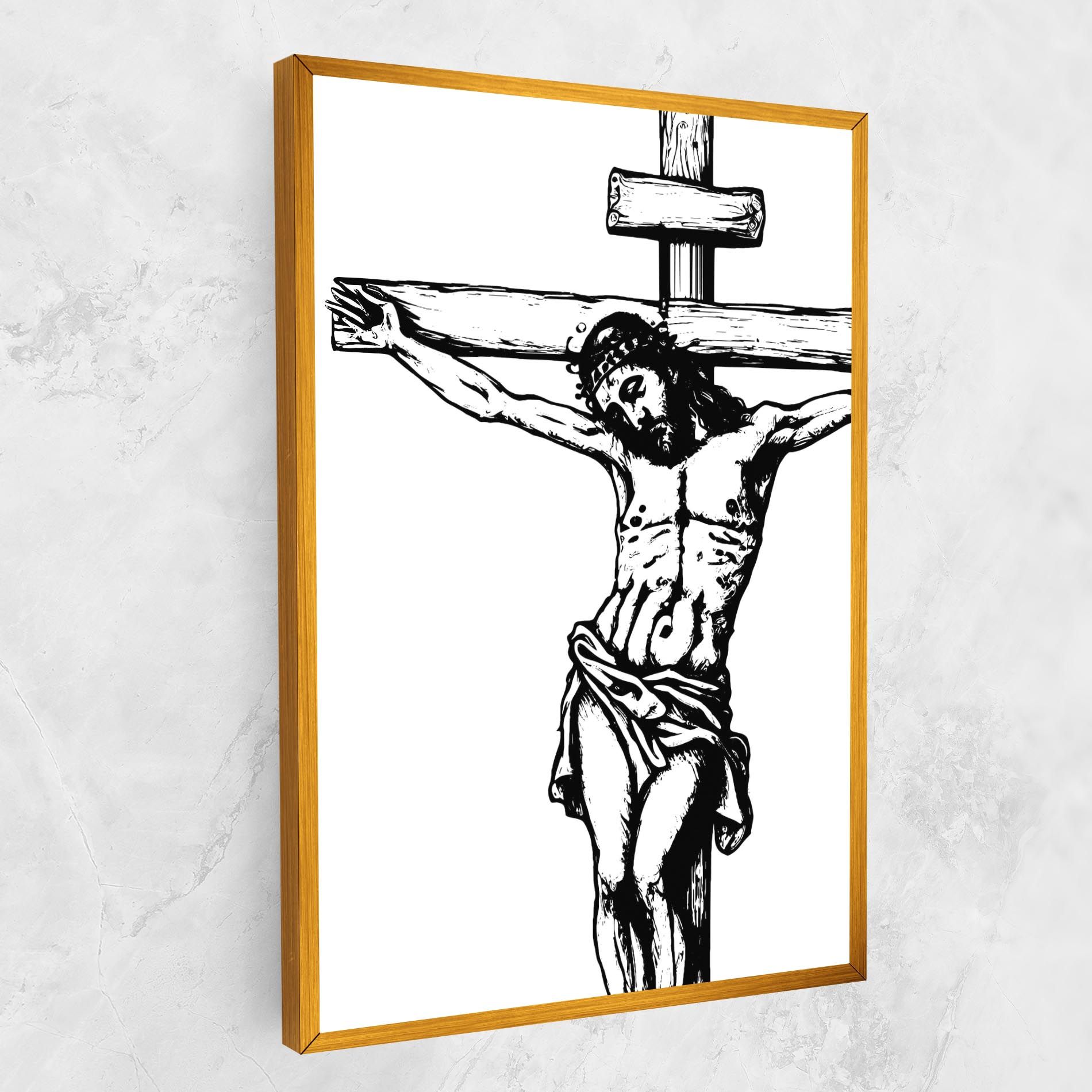 Jesus Black Line mockup 1
