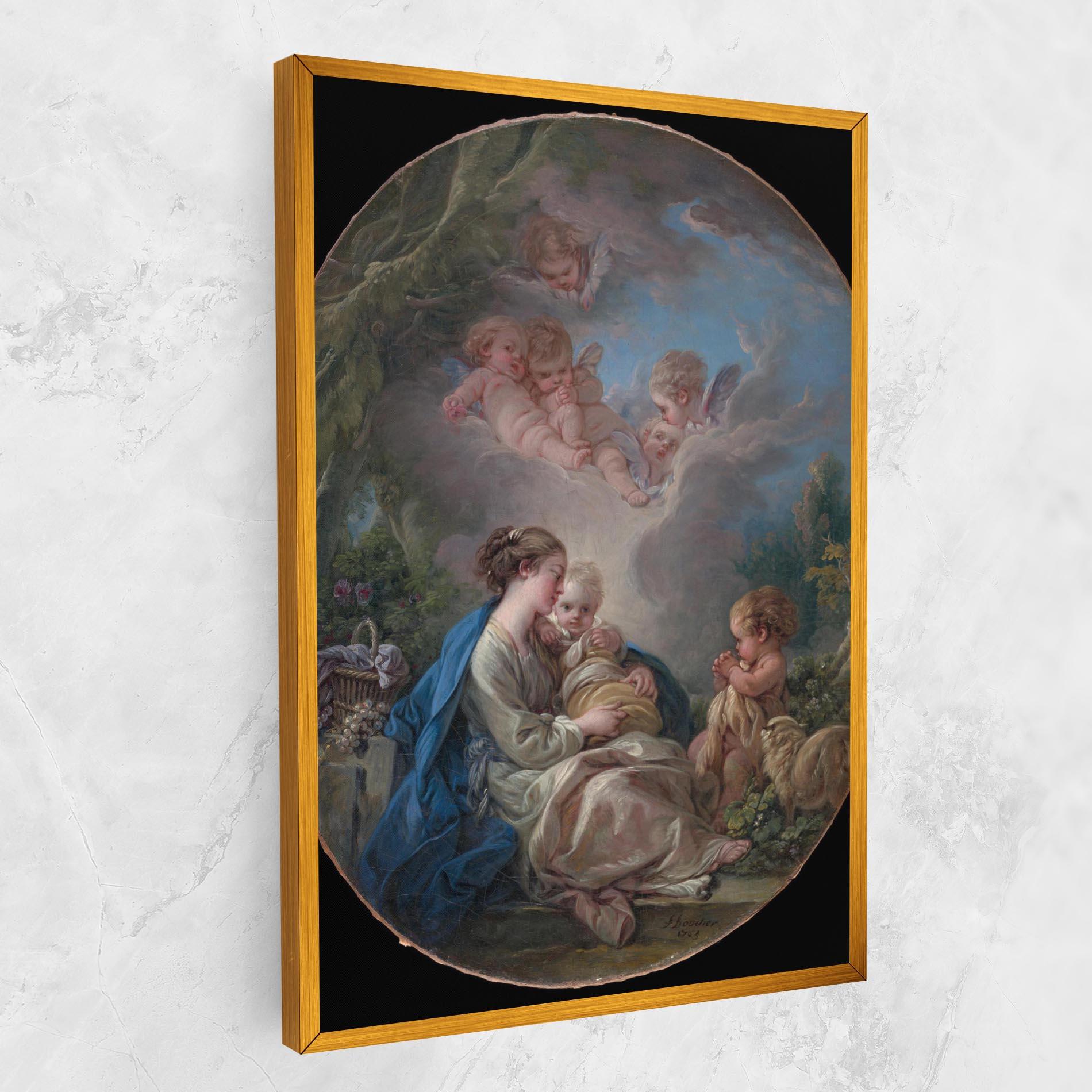 Tablou Canvas Religious Circle mockup 1