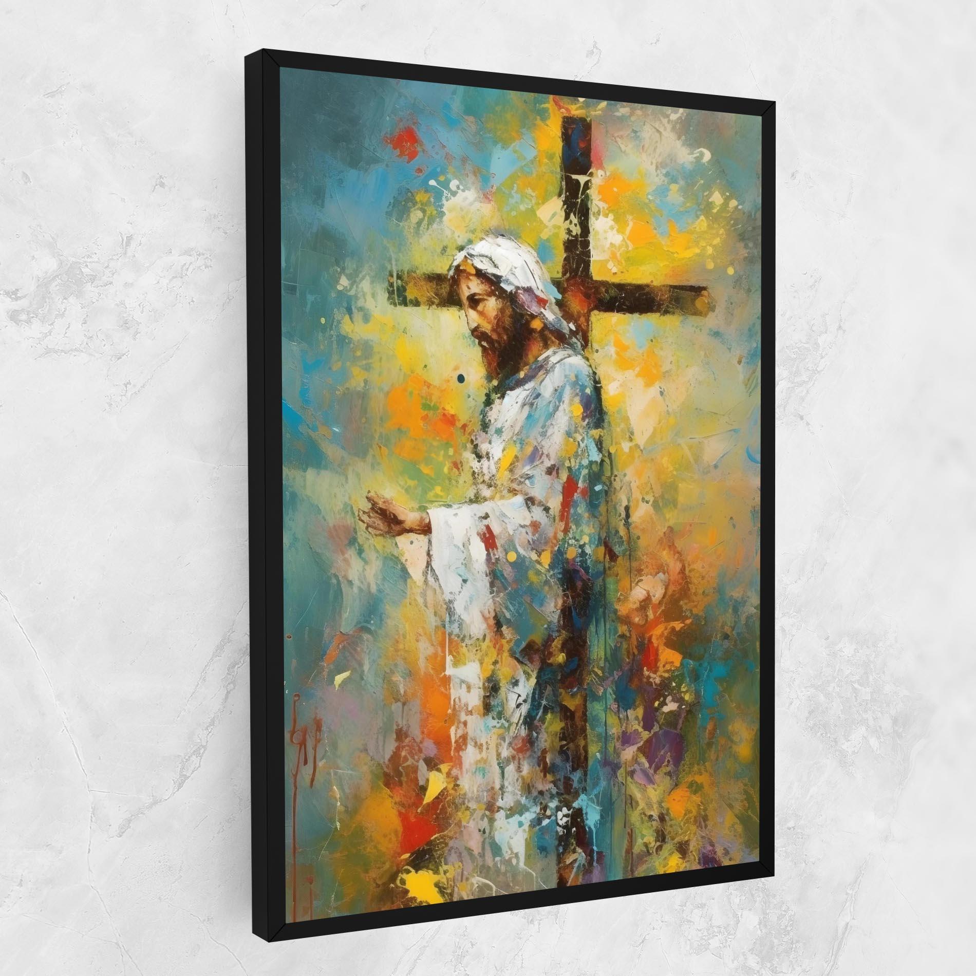 Tablou Canvas Christ Art Painting mockup 1