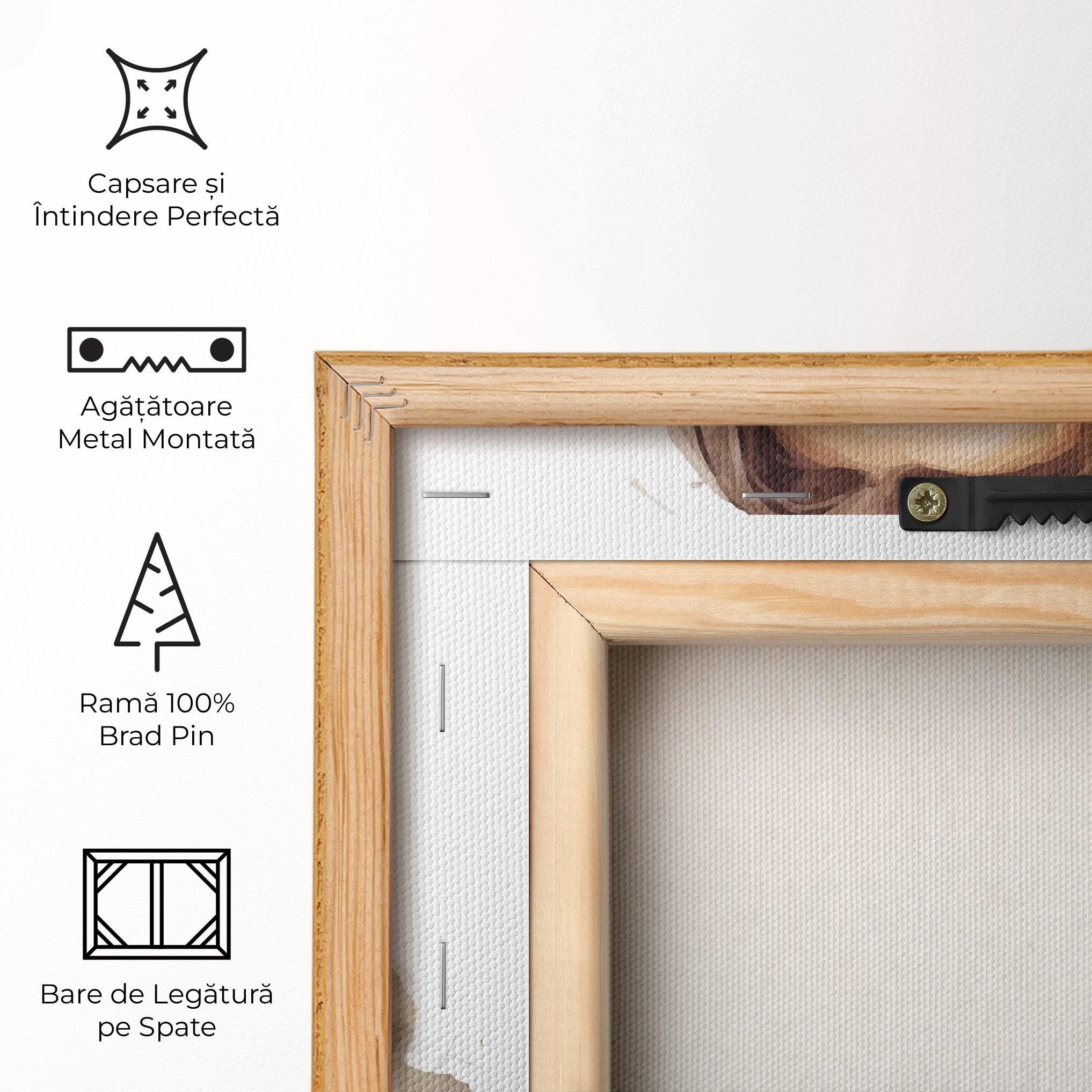 Tablou Canvas Jesus Long Hair mockup 5