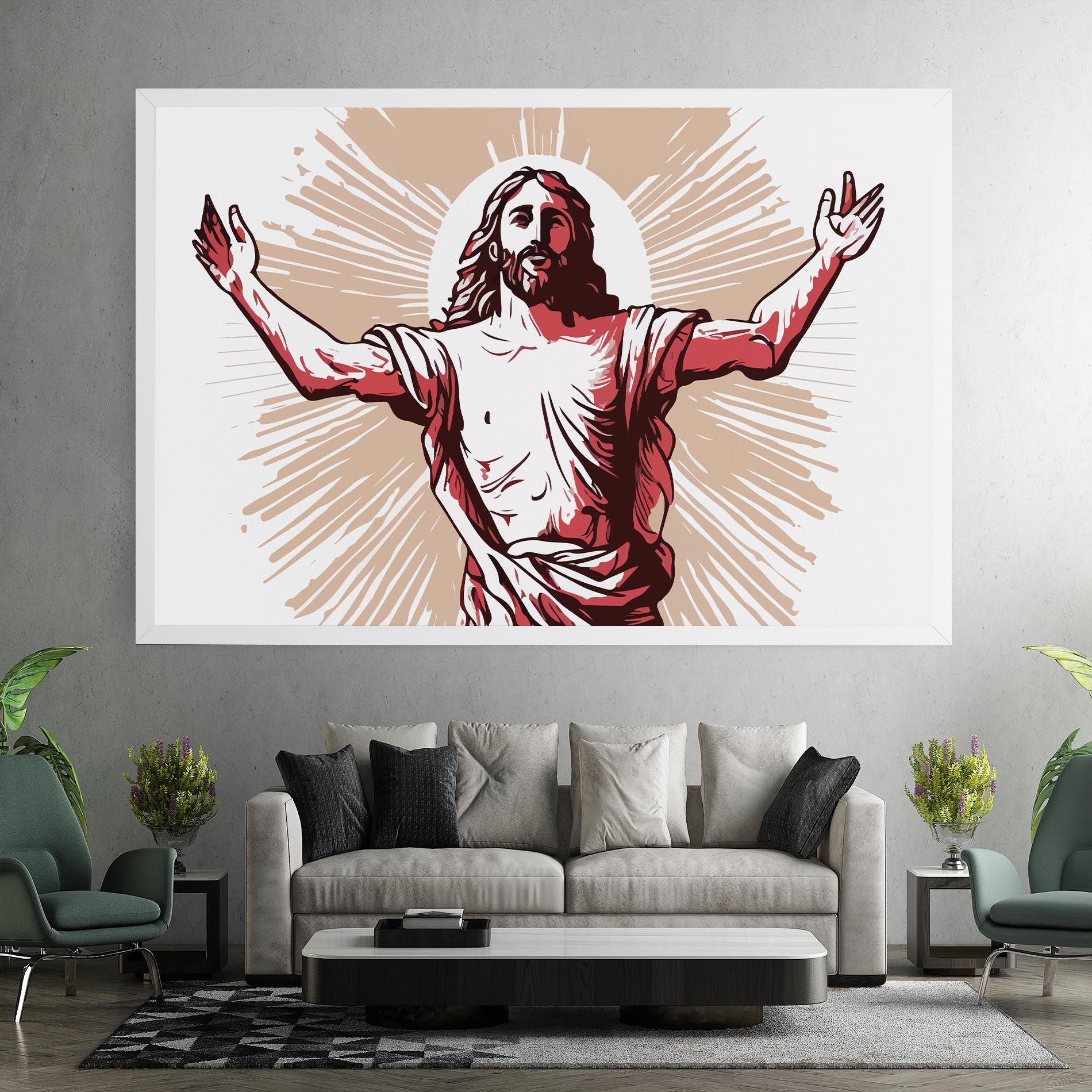 Artistic Jesus mockup 7