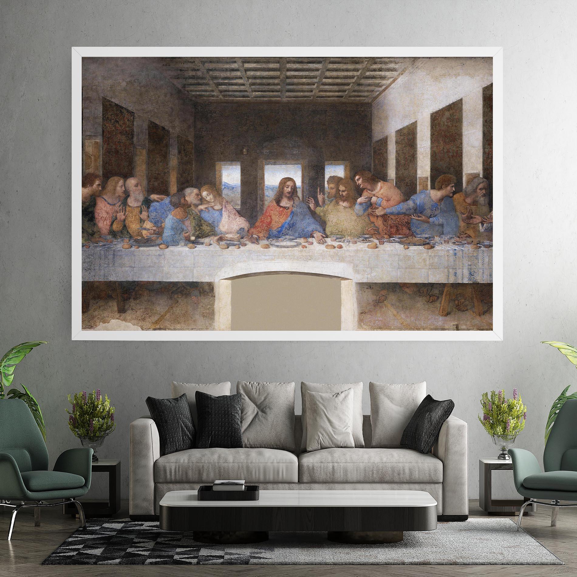 Tablou Canvas Jesus Eating mockup 7