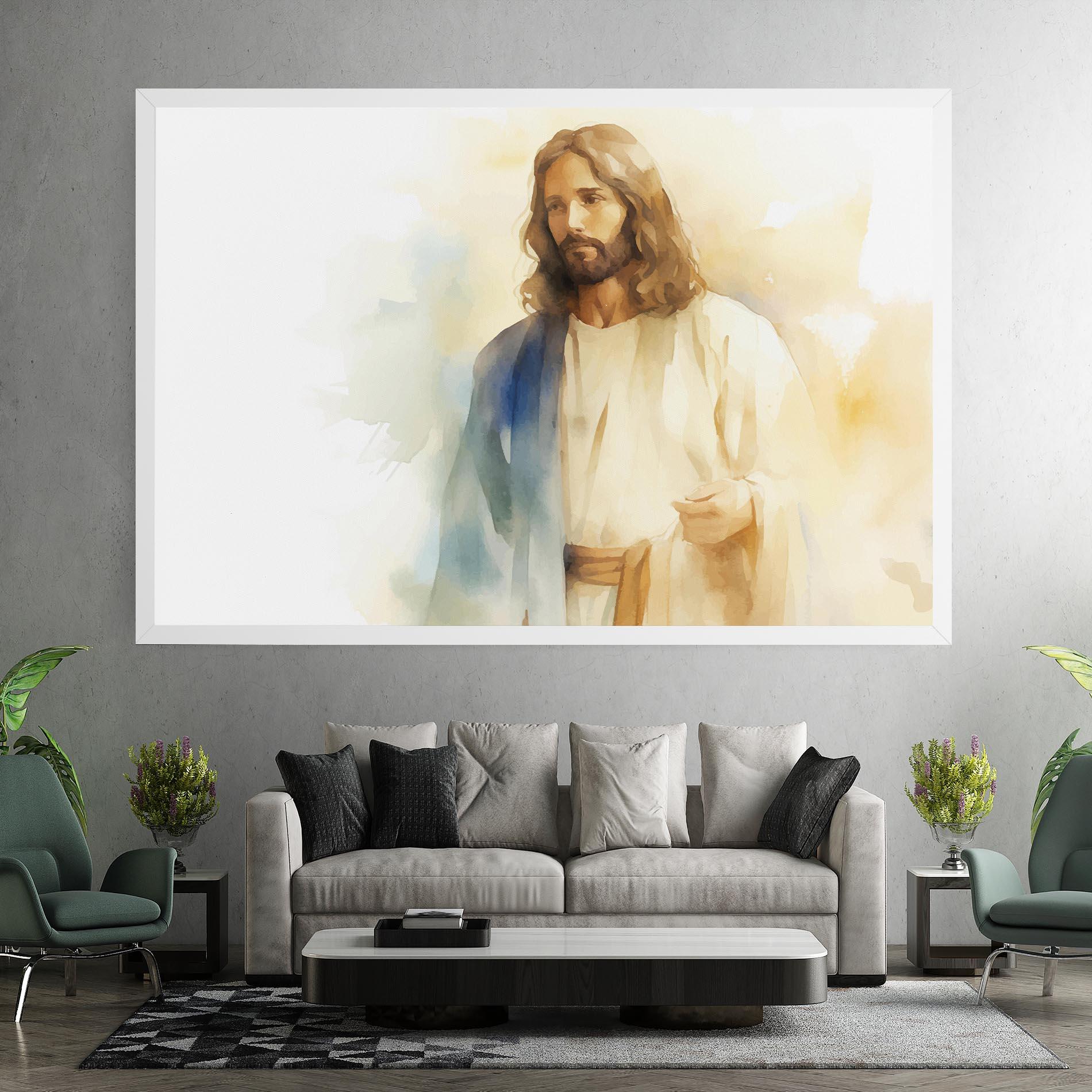 Tablou Canvas Jesus Light Art mockup 7