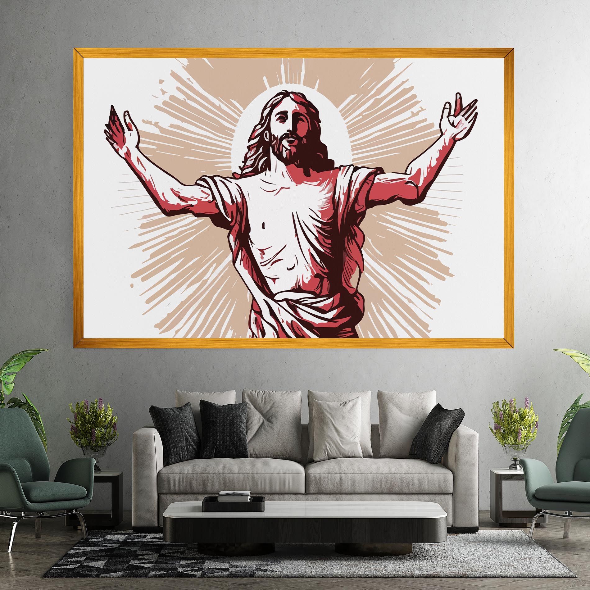 Artistic Jesus mockup 7