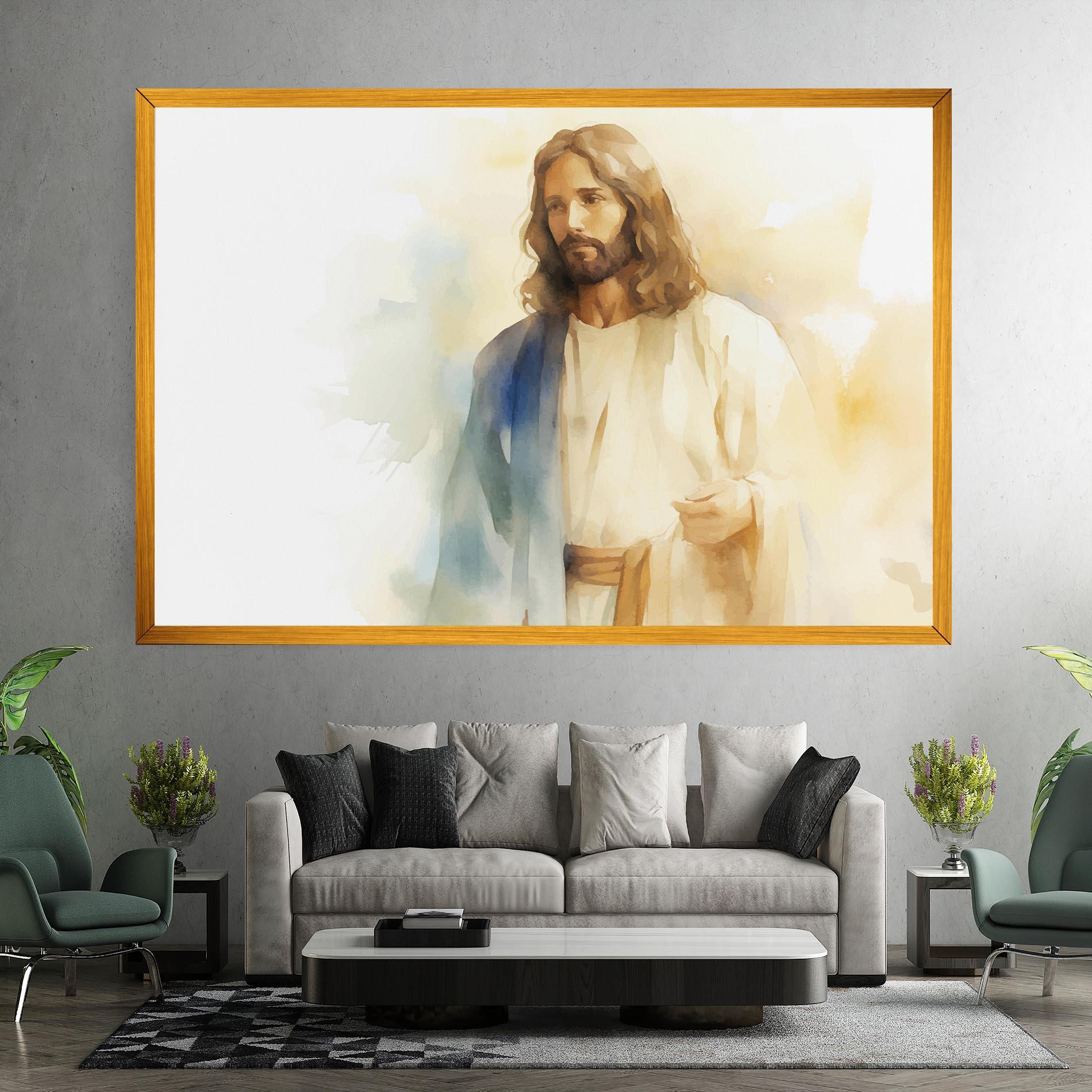 Tablou Canvas Jesus Light Art mockup 7