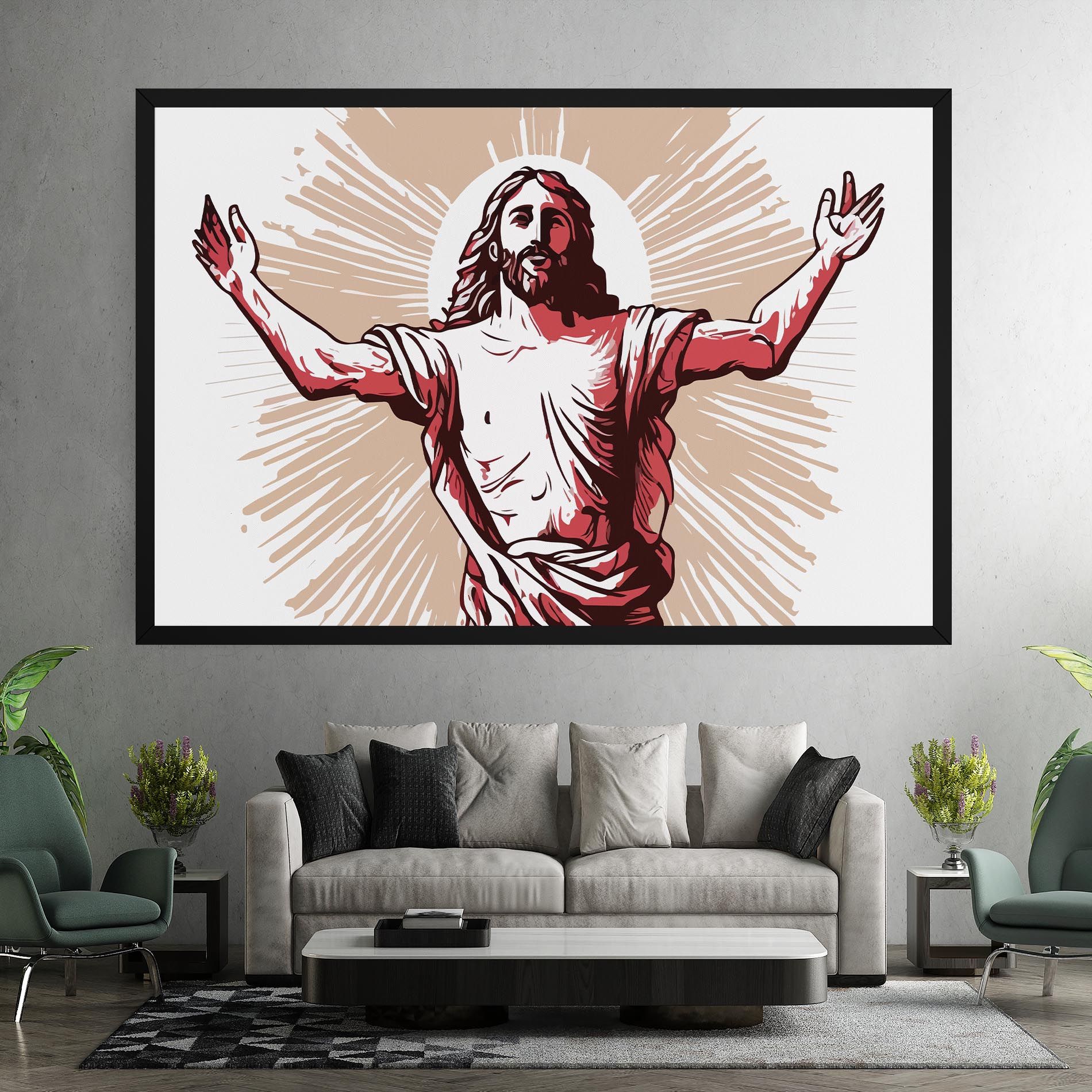 Artistic Jesus mockup 7