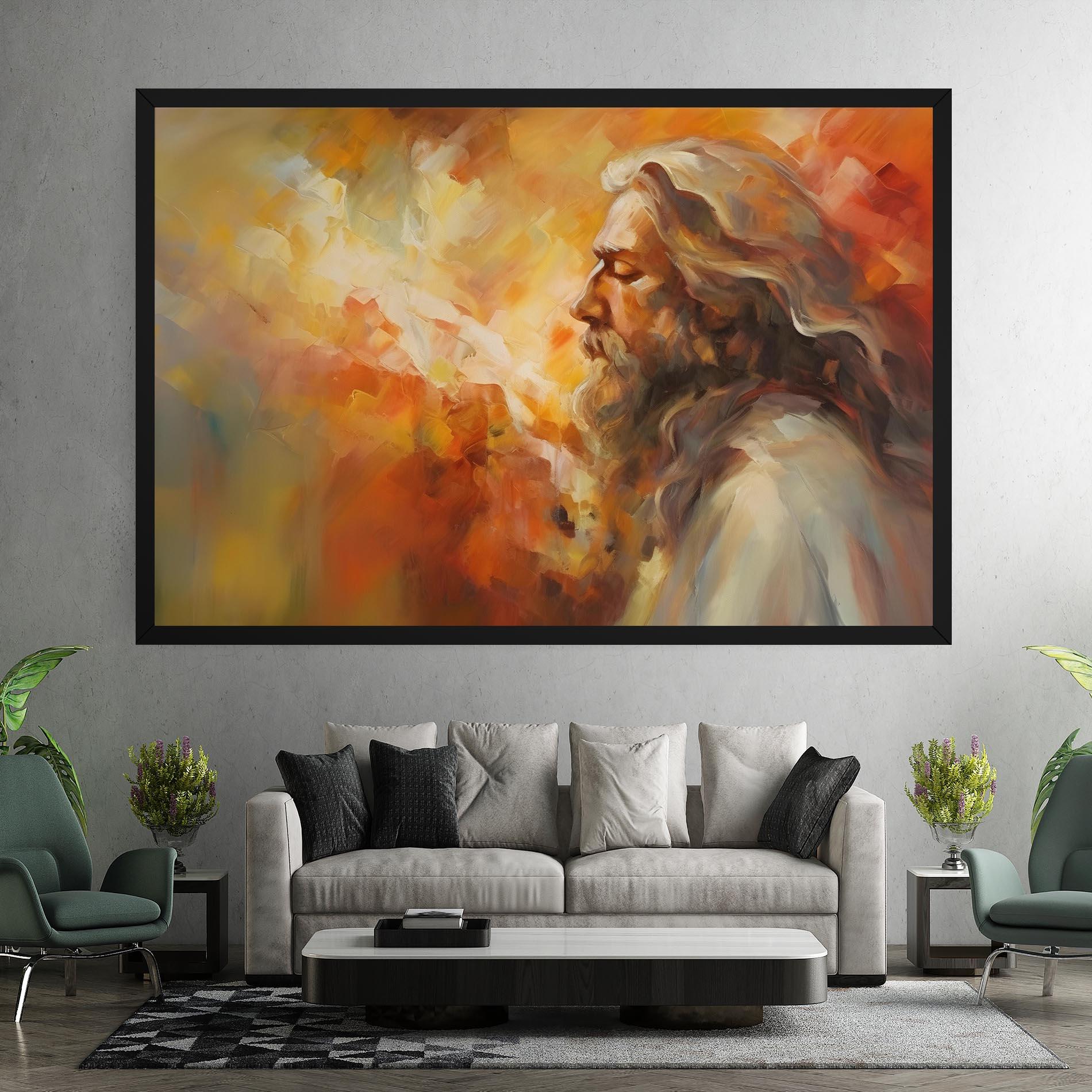 Tablou Canvas Christ Oil Painting mockup 7