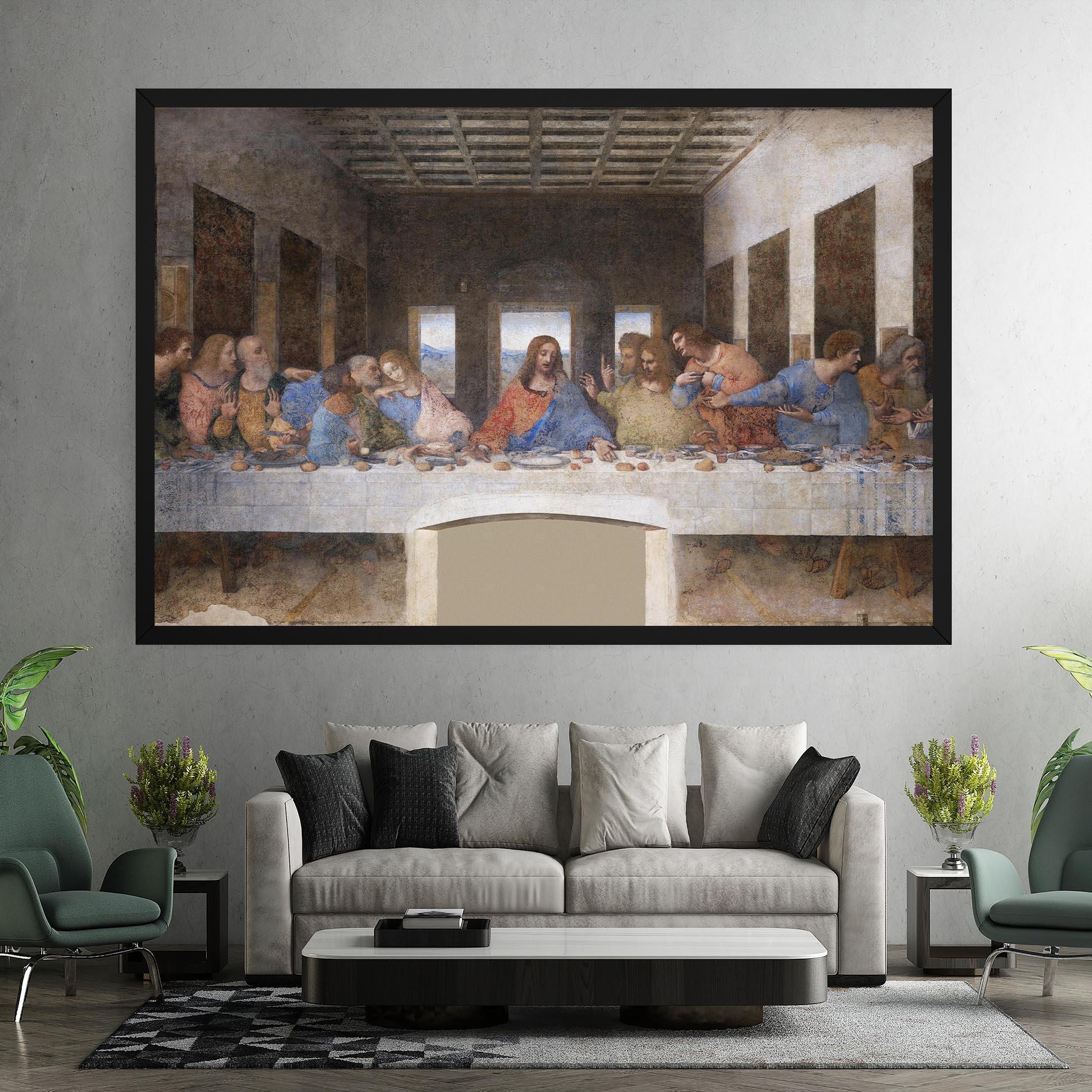 Tablou Canvas Jesus Eating mockup 7
