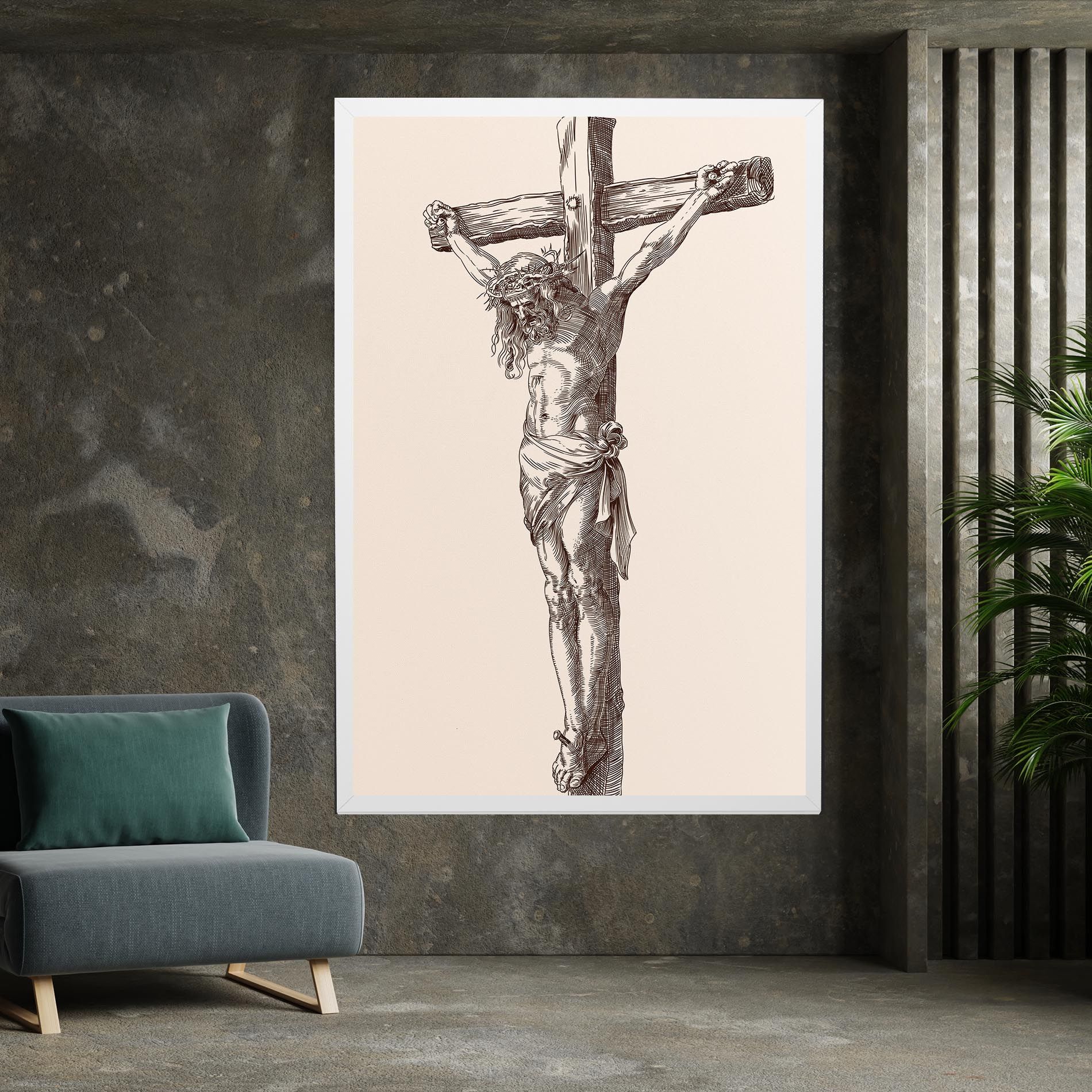 Brown Cross Jesus mockup 7