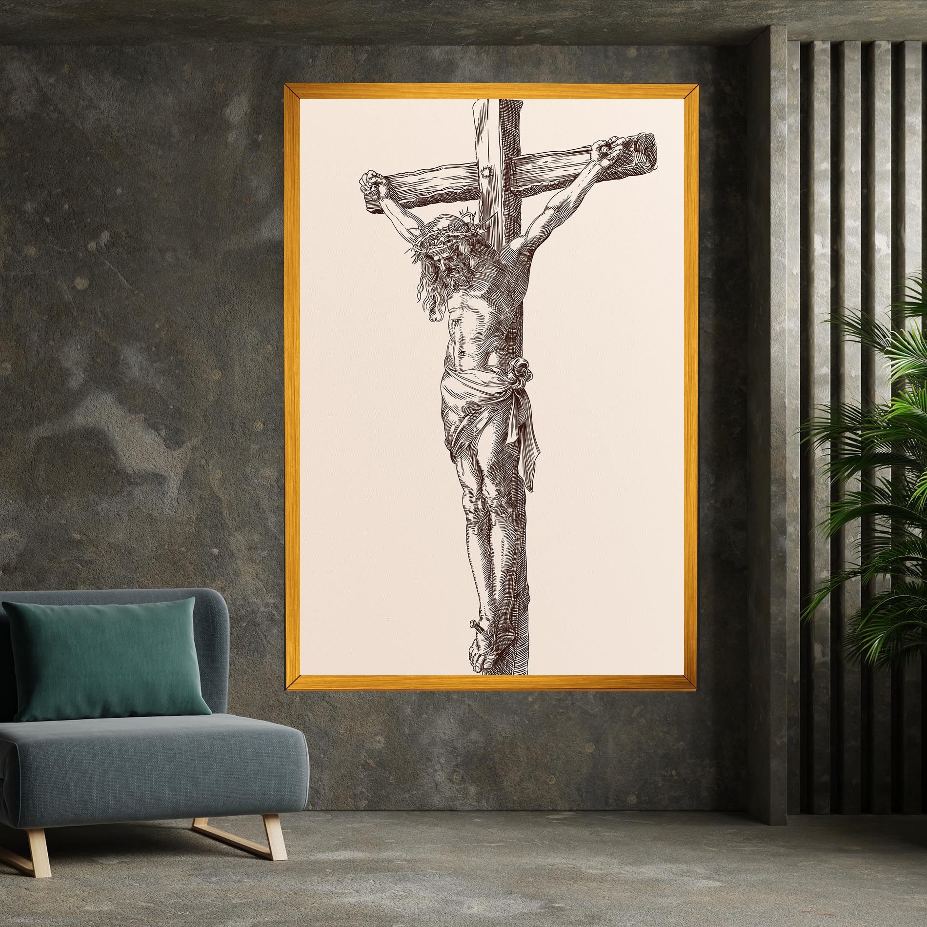 Brown Cross Jesus mockup 7