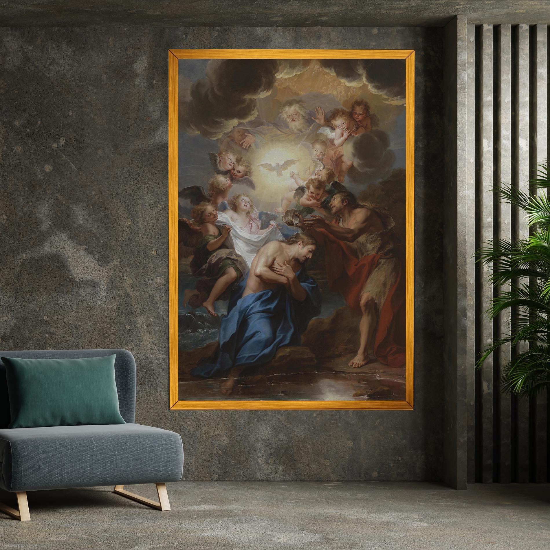 Tablou Canvas Divine Yellow Light mockup 7