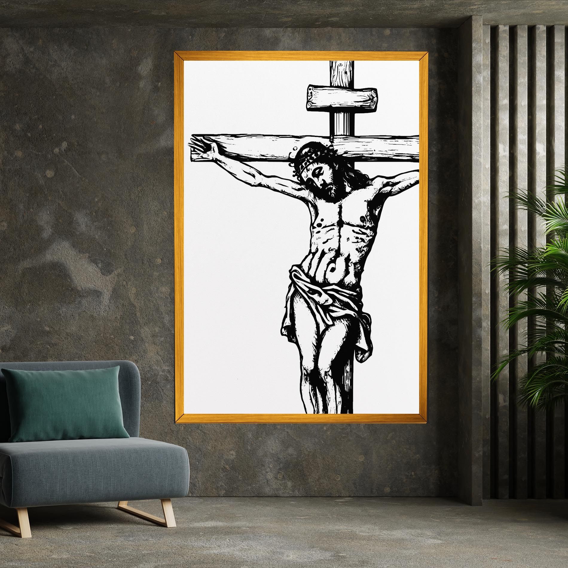 Jesus Black Line mockup 7