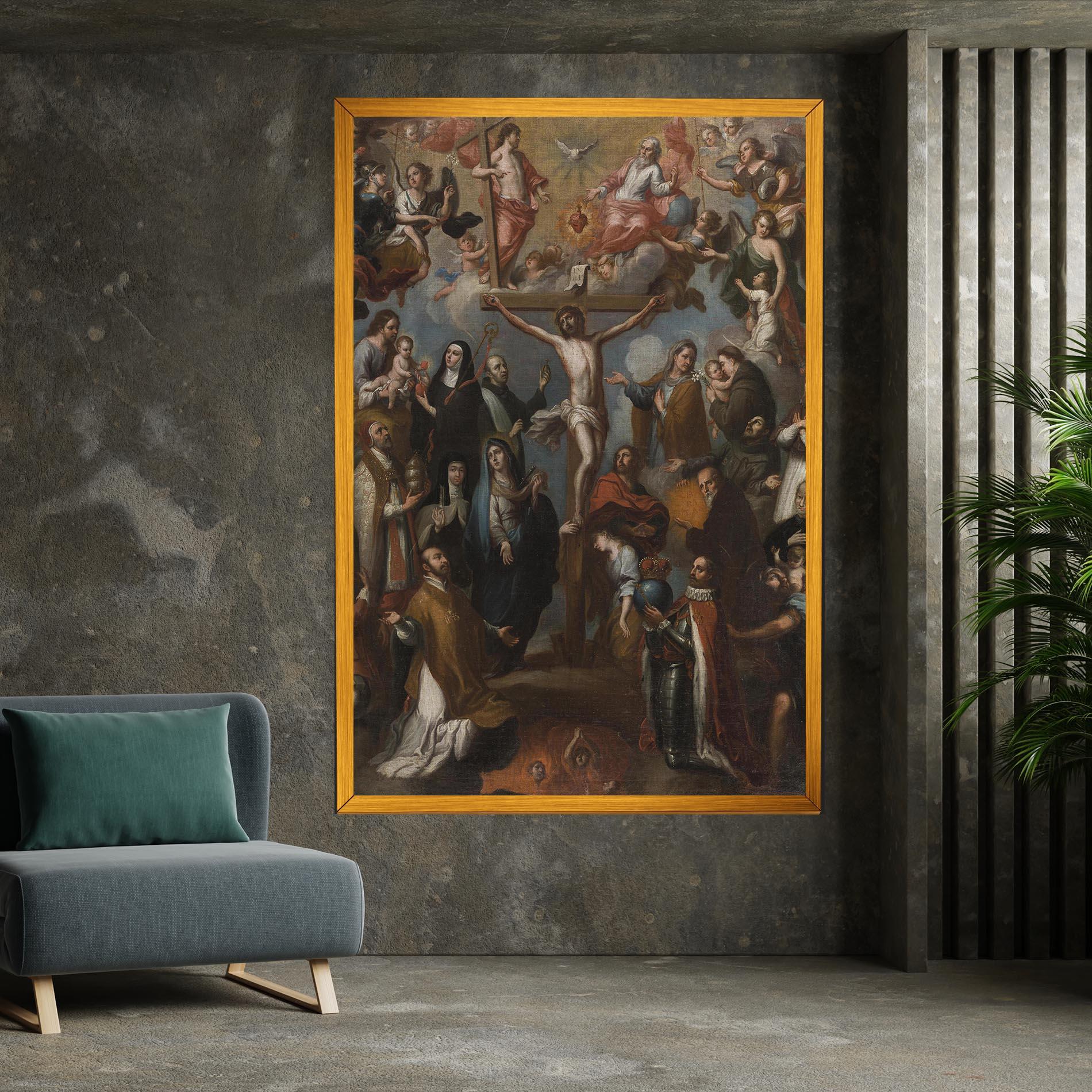 Tablou Canvas On The Cross mockup 7