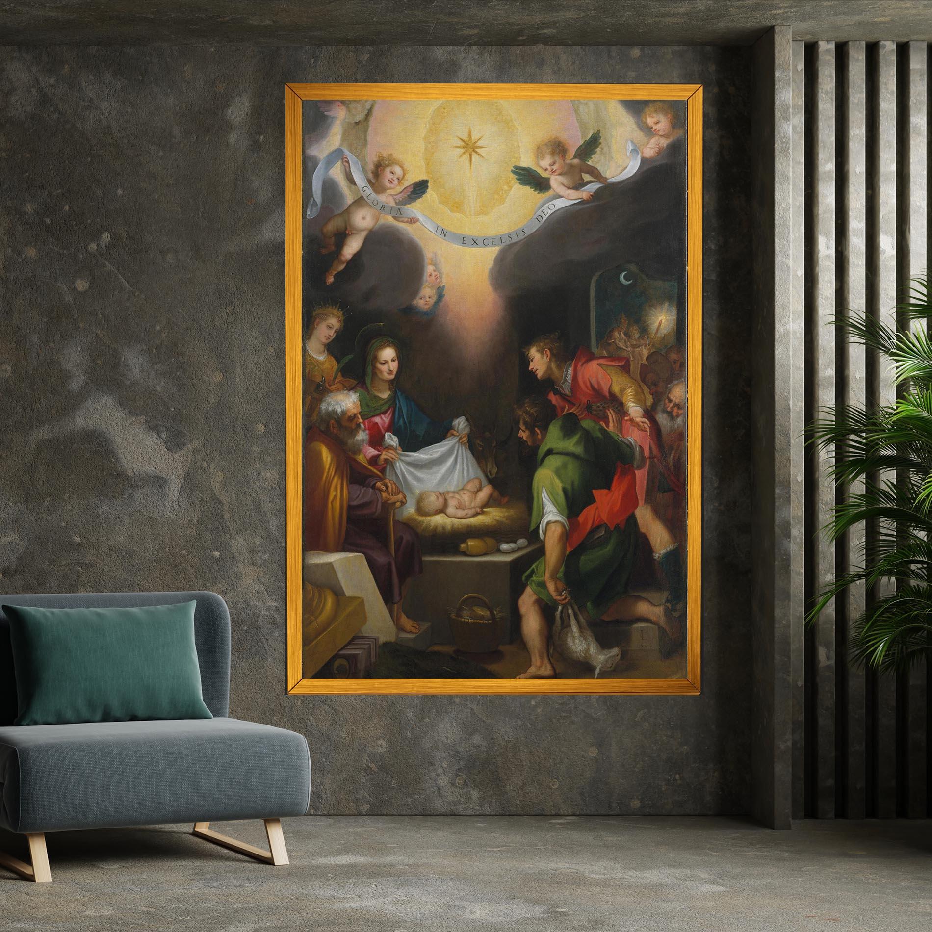 Tablou Canvas Religious Baby View mockup 7