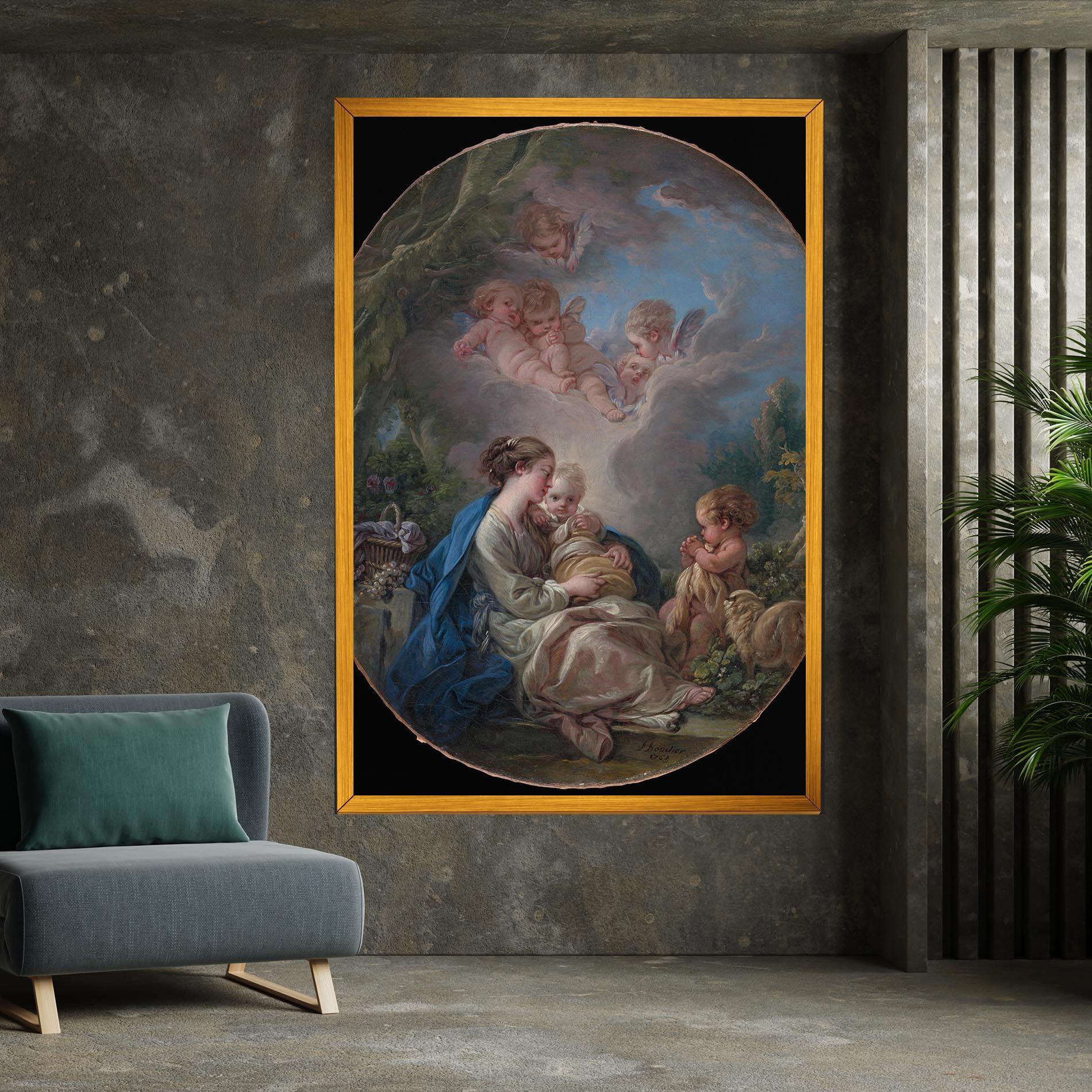 Tablou Canvas Religious Circle mockup 7