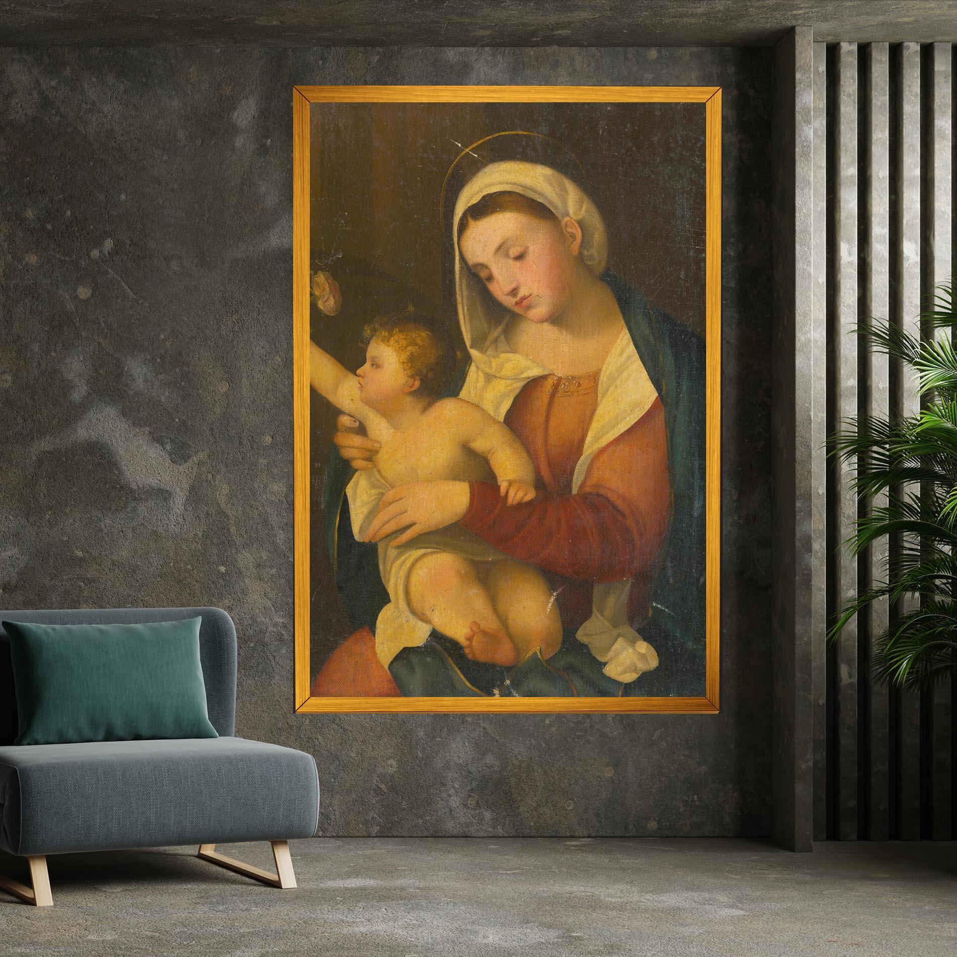 Tablou Canvas Yellow Light Baby mockup 7